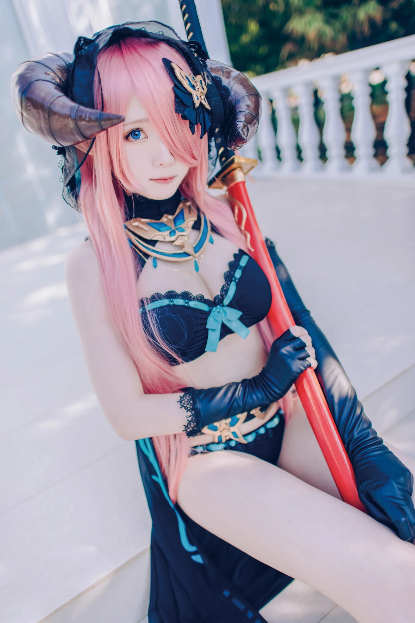 [Cosplay]朱雅琳寫真攝影大師作：朱雅琳清純於街拍演繹美胸神韻精選演繹 - 55
