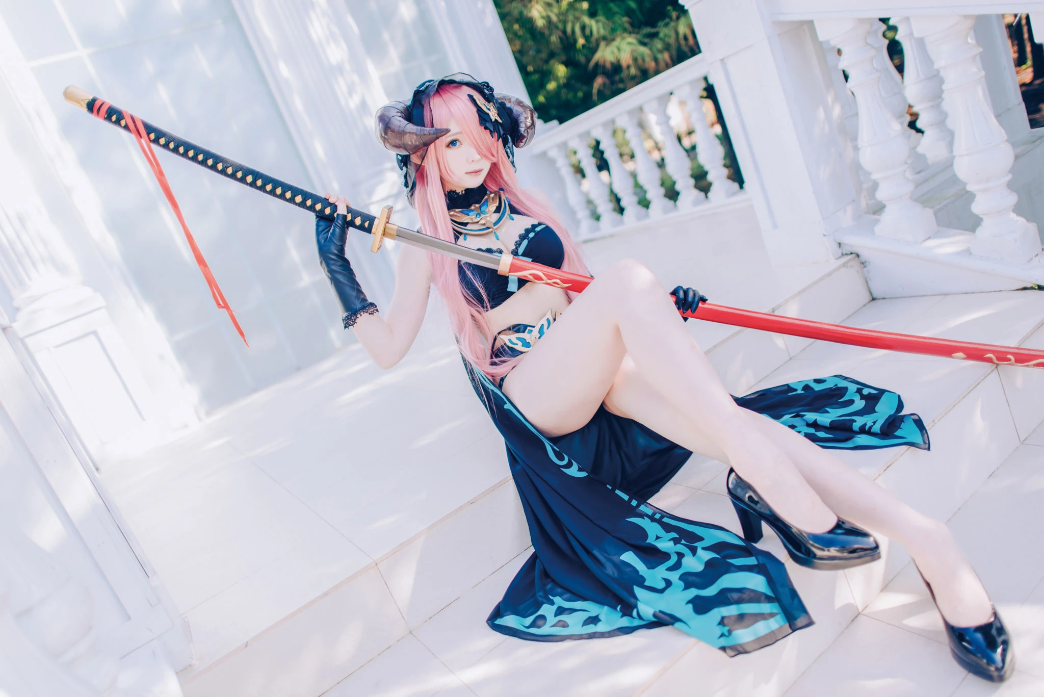 [Cosplay]朱雅琳寫真攝影大師作：朱雅琳清純於街拍演繹美胸神韻精選演繹 - 56