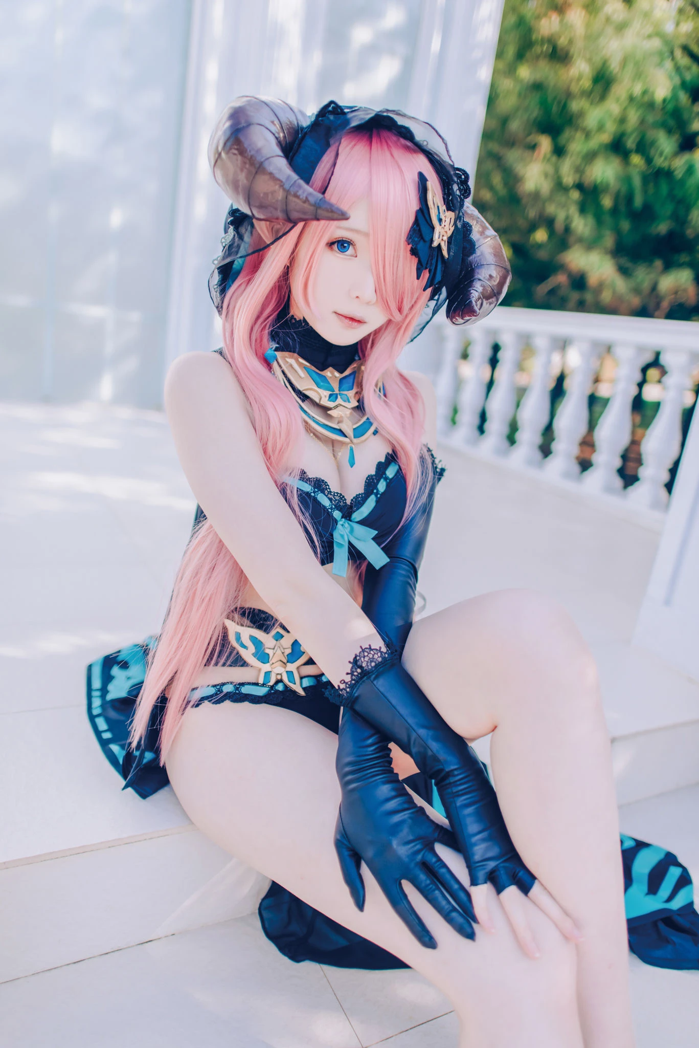 [Cosplay]朱雅琳寫真攝影大師作：朱雅琳清純於街拍演繹美胸神韻精選演繹 - 60