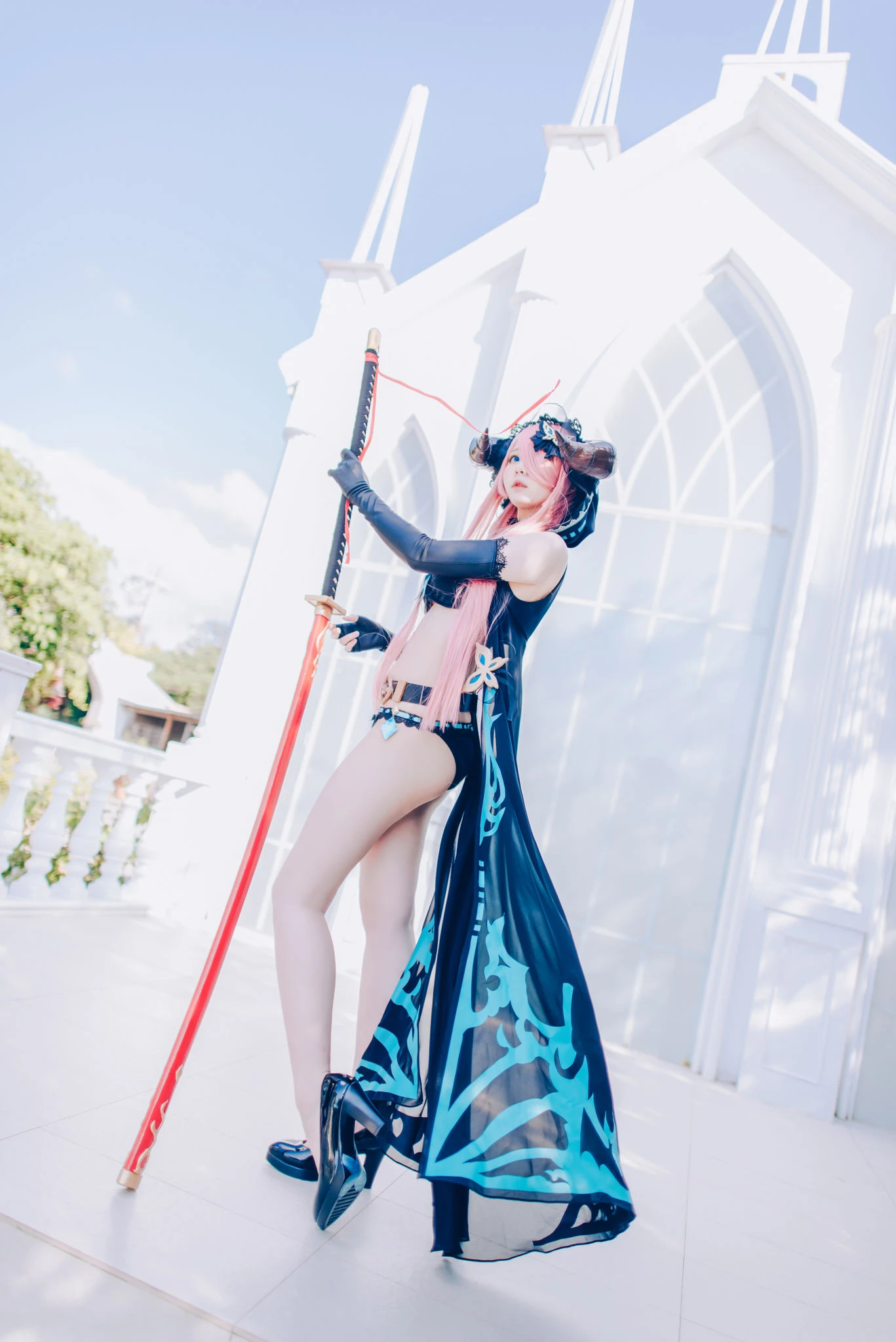 [Cosplay]朱雅琳寫真攝影大師作：朱雅琳清純於街拍演繹美胸神韻精選演繹 - 66