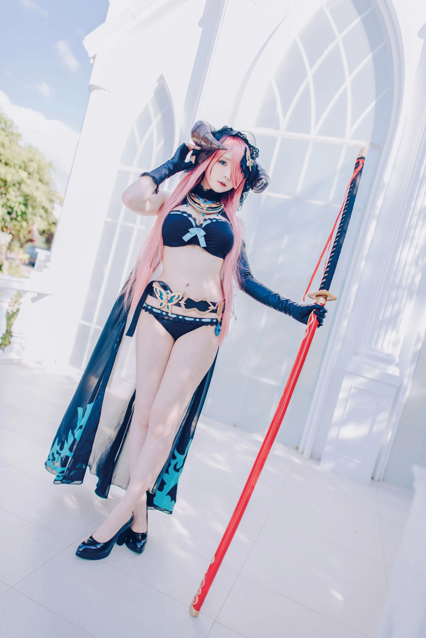 [Cosplay]朱雅琳寫真攝影大師作：朱雅琳清純於街拍演繹美胸神韻精選演繹 - 69
