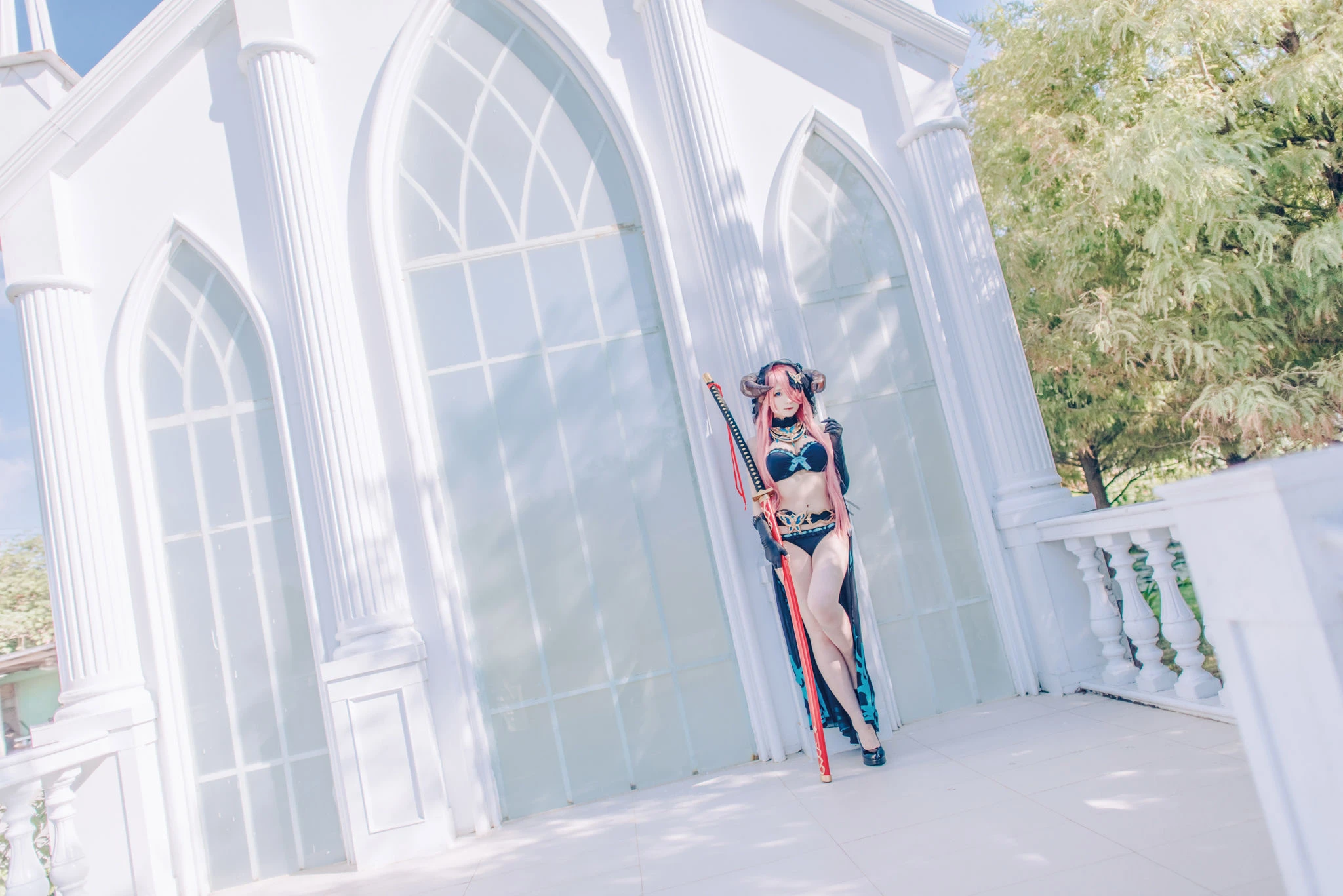 [Cosplay]朱雅琳寫真攝影大師作：朱雅琳清純於街拍演繹美胸神韻精選演繹 - 70