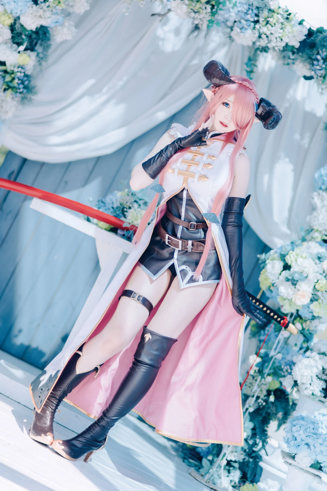 [Cosplay]朱雅琳寫真攝影大師作：朱雅琳清純於街拍演繹美胸神韻精選演繹 - 86