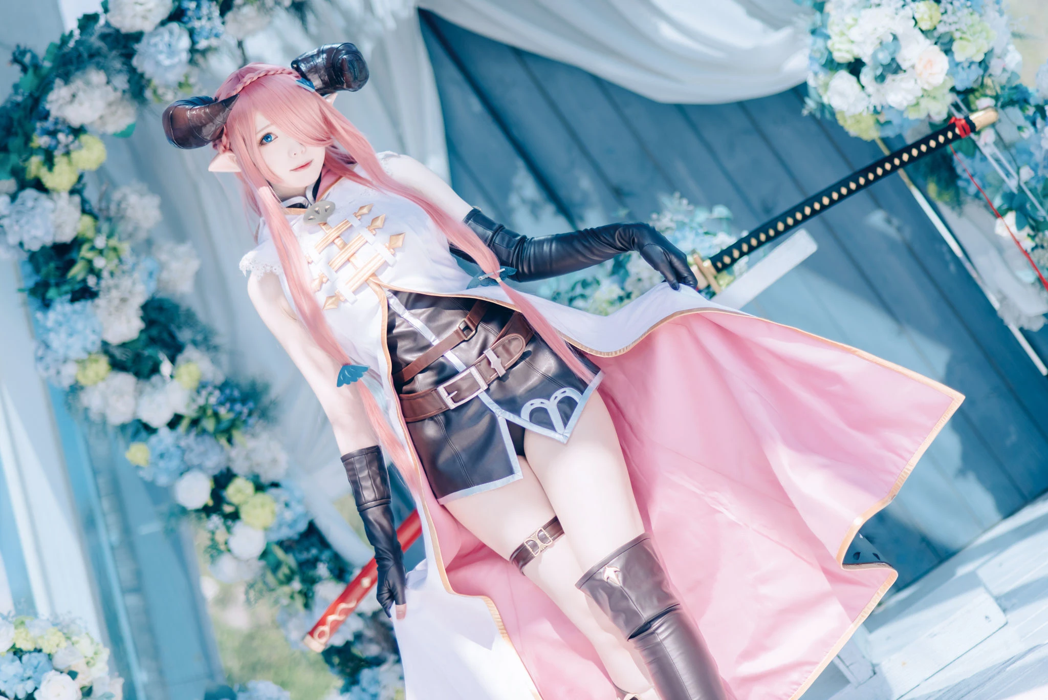 [Cosplay]朱雅琳寫真攝影大師作：朱雅琳清純於街拍演繹美胸神韻精選演繹 - 87