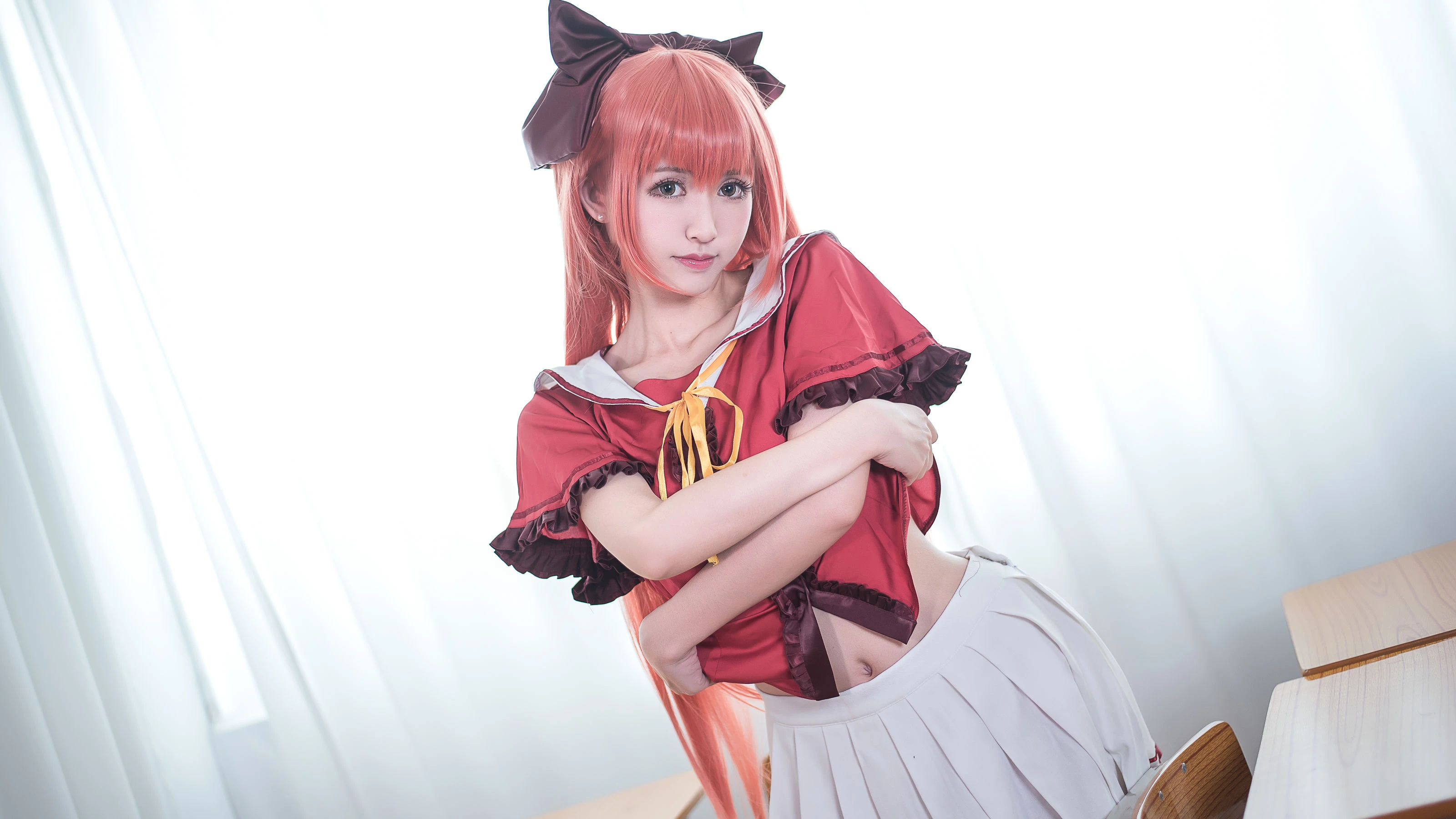 [網紅]胡雨萱胡雨萱私房大圖大片：甜美風採釋放美胸誘惑展現寫真大片 - 1