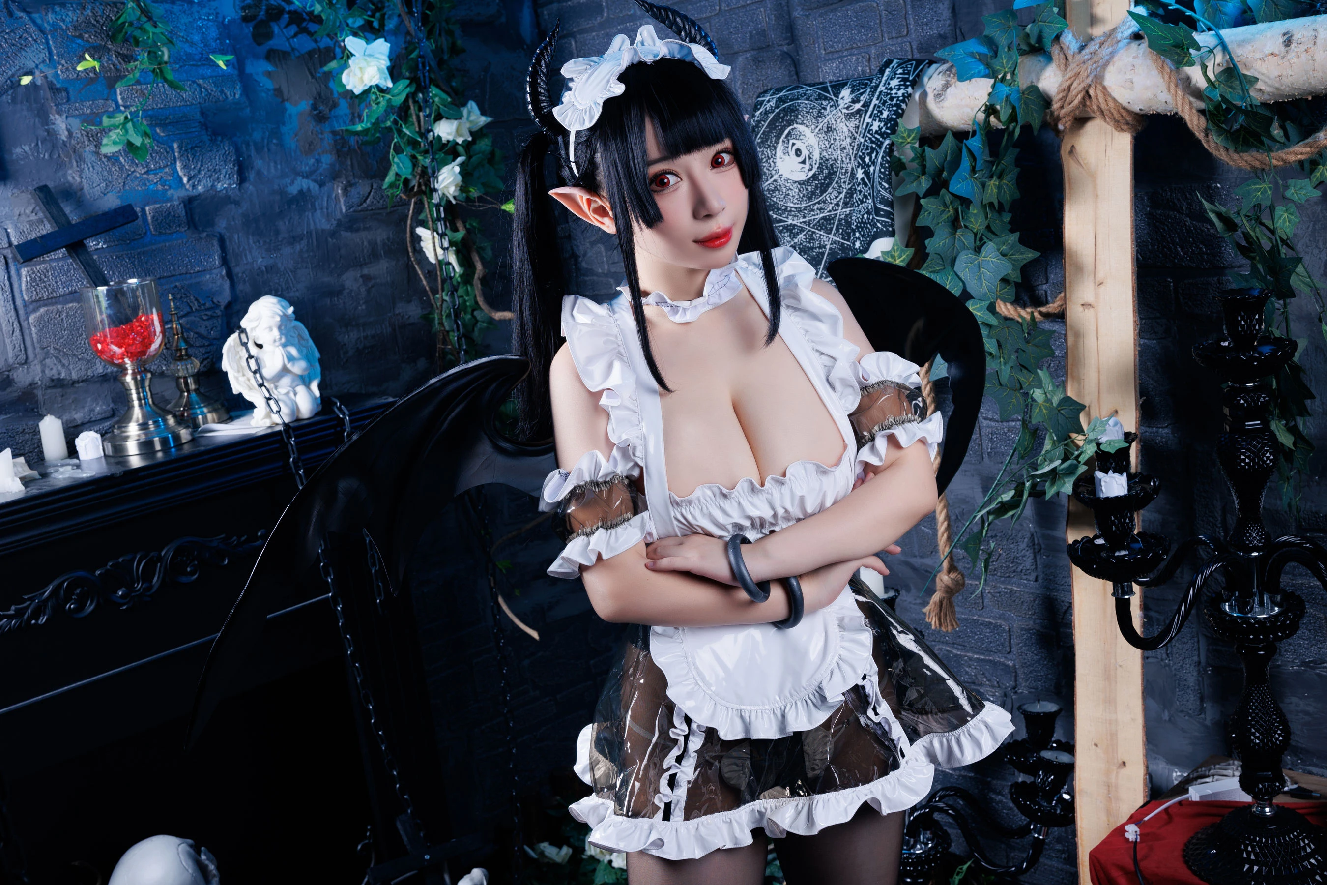 [Showgirl]許雨萱珍藏寫真作品：室內攝影清純釋放許雨萱蜂腰曲線格調綻放寫真集 - 3