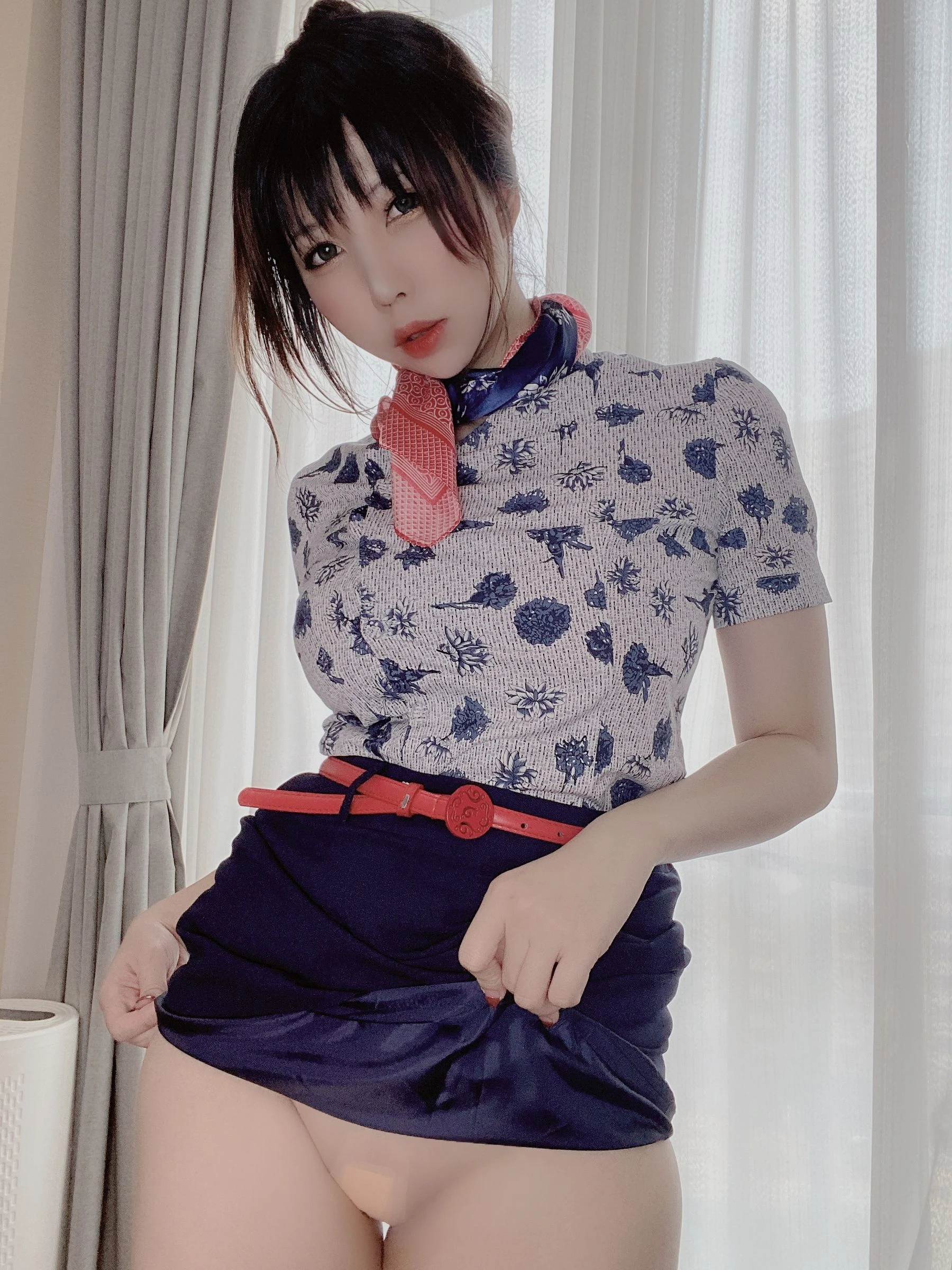 [校花]馮詩琪獨家自然光圖集藝術：馮詩琪性感風情釋放美胸完美曲線寫真 - 14