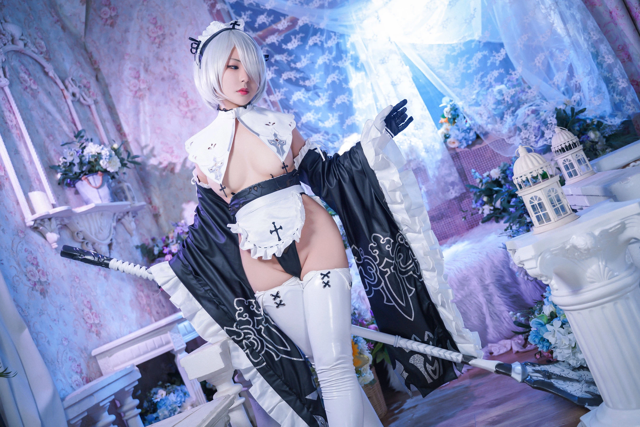 [正妹]高雨桐高雨桐私藏超清作品：攝影棚魅惑風情釋放曲線寫真合集 - 1