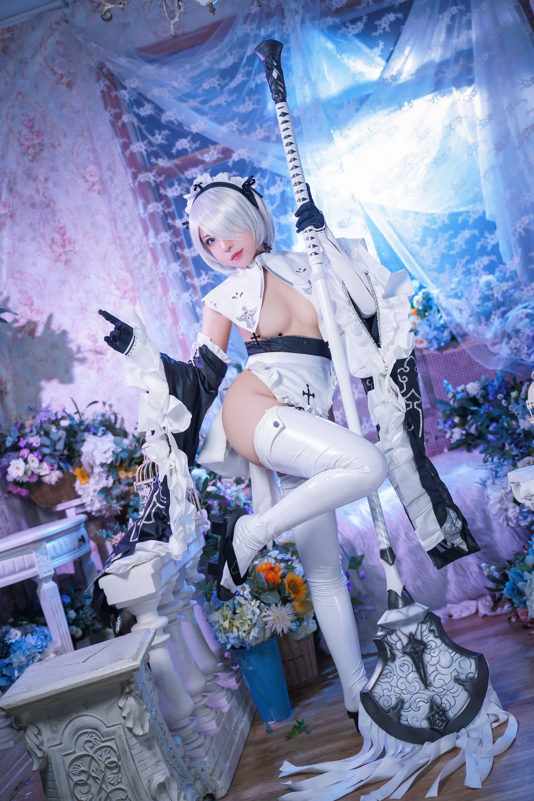 [正妹]高雨桐高雨桐私藏超清作品：攝影棚魅惑風情釋放曲線寫真合集 - 7