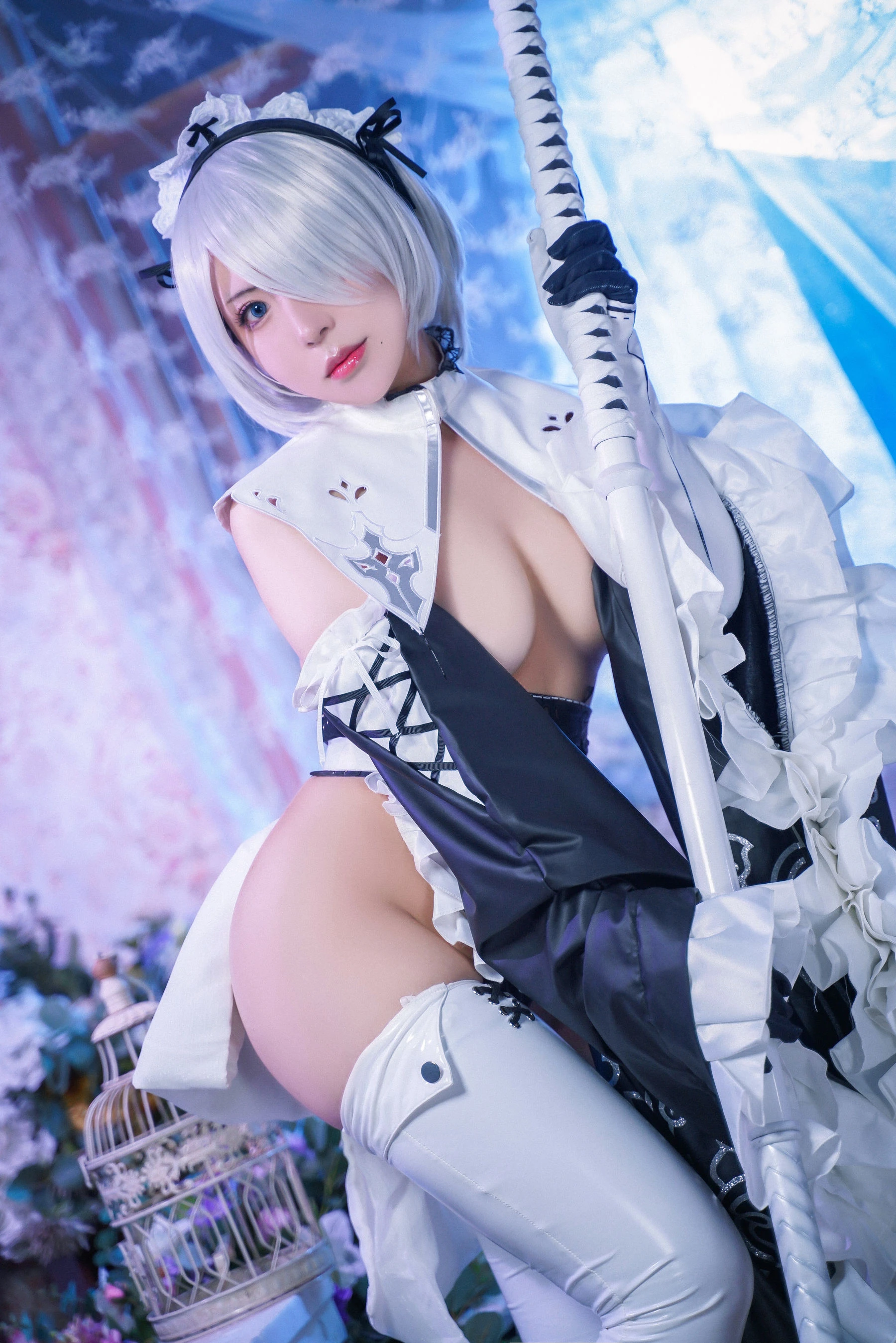[正妹]高雨桐高雨桐私藏超清作品：攝影棚魅惑風情釋放曲線寫真合集 - 8