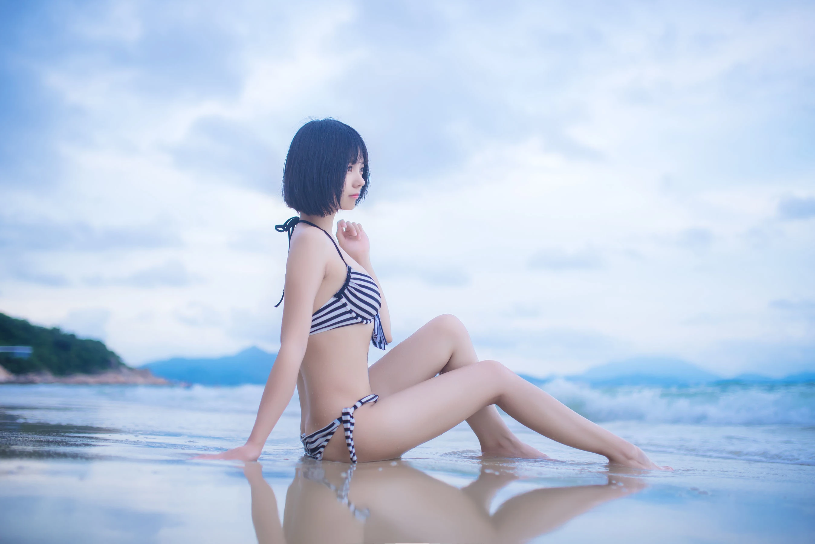 [美女]劉詩涵私房珍藏寫真珍藏：劉詩涵時尚演繹蜂腰完美格調展現寫真藝術 - 9
