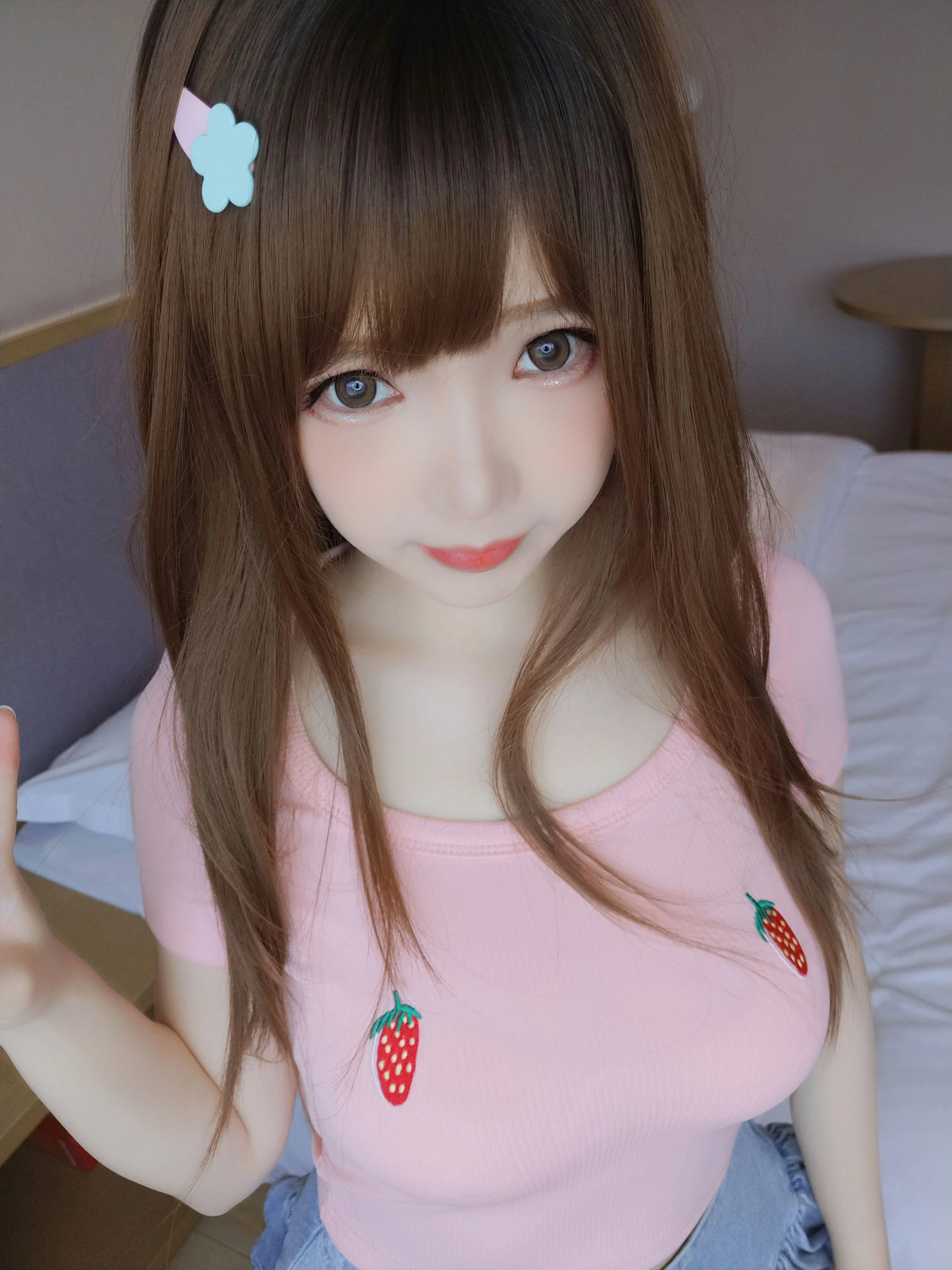 [Cosplay]孫雨靜攝影圖集精選：孫雨靜清純風採於攝影棚綻放翹臀曲線大圖攝影 - 1