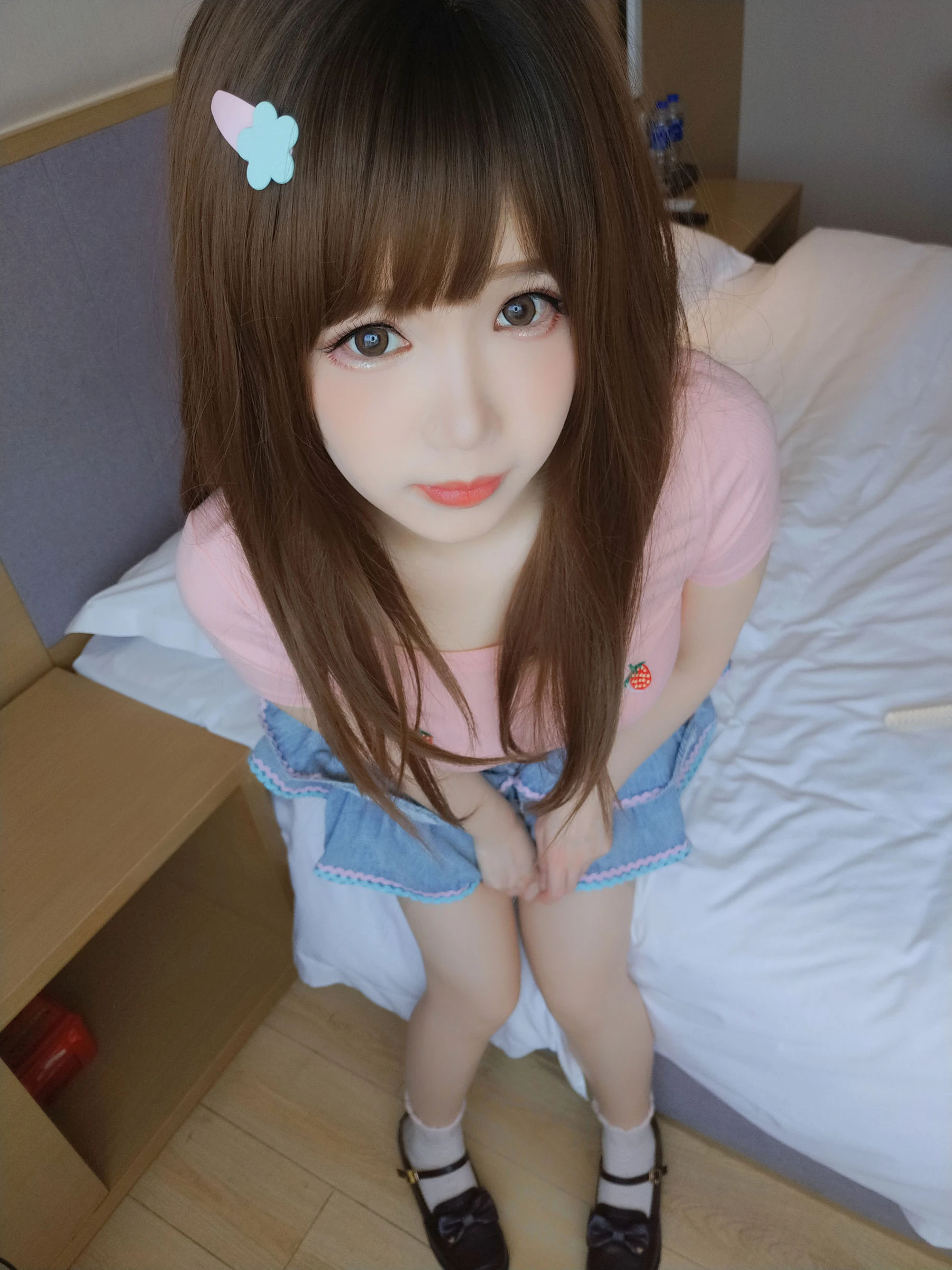 [Cosplay]孫雨靜攝影圖集精選：孫雨靜清純風採於攝影棚綻放翹臀曲線大圖攝影 - 18