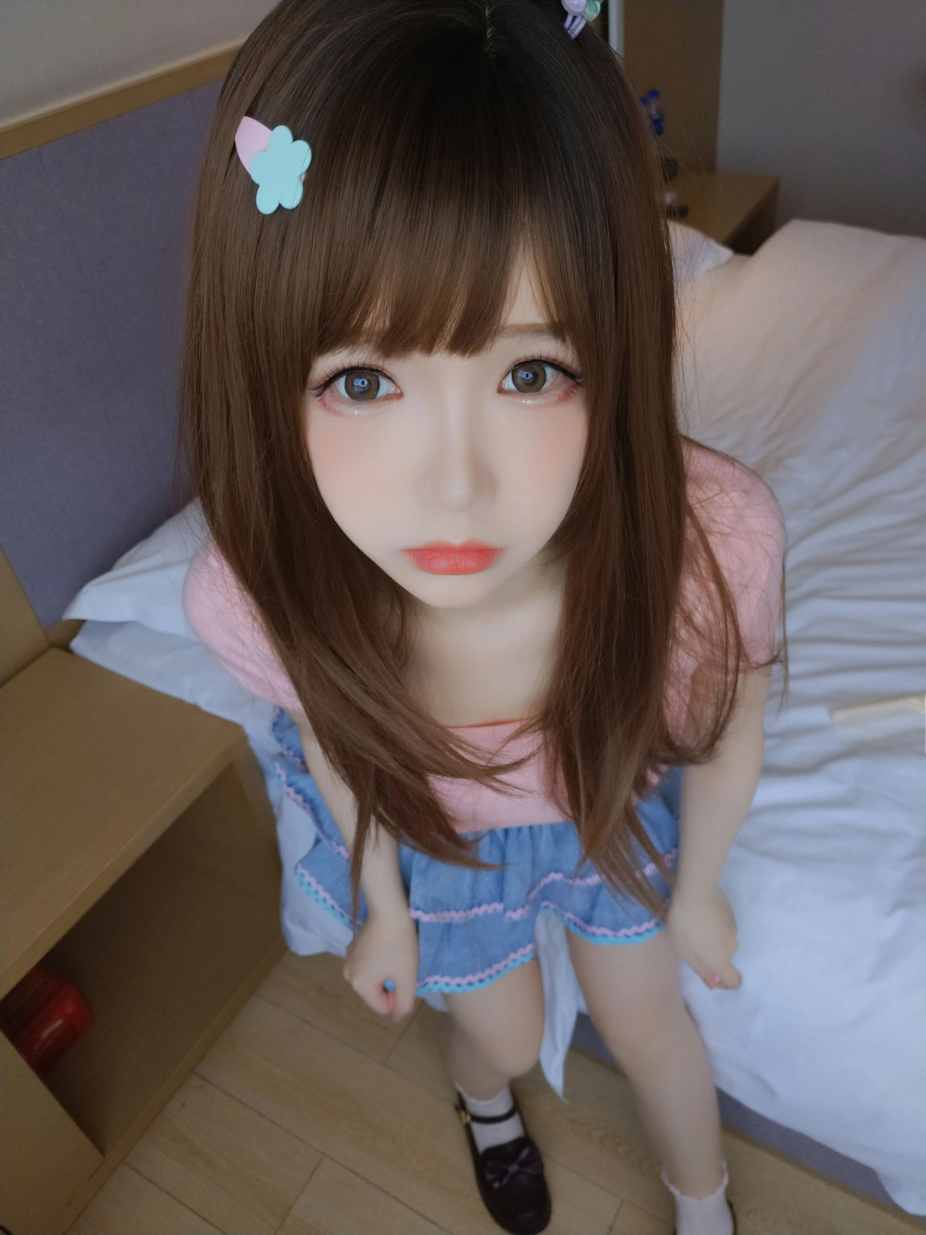[Cosplay]孫雨靜攝影圖集精選：孫雨靜清純風採於攝影棚綻放翹臀曲線大圖攝影 - 8