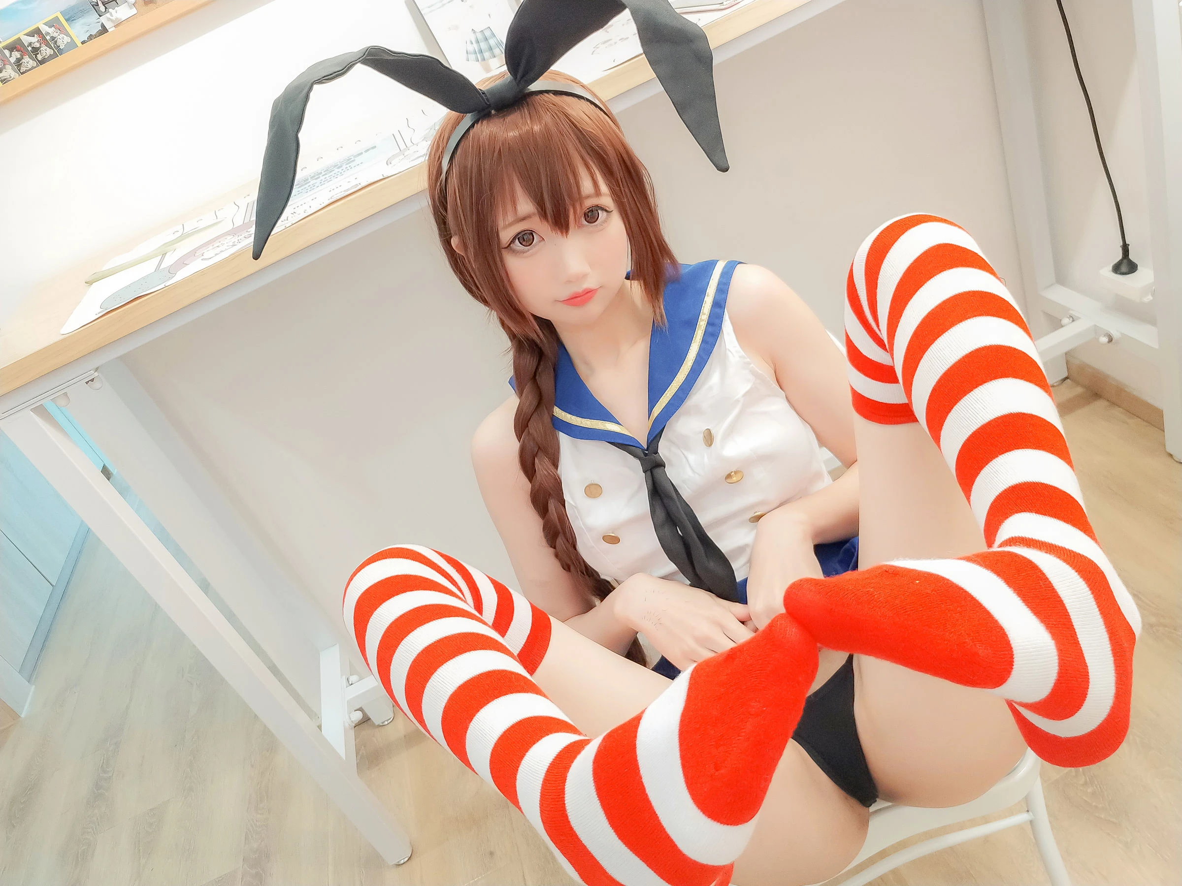 [主播]李雨桐自然光獨家寫真珍藏：李雨桐甜美演繹美腿完美風採彰顯寫真藝術 - 6