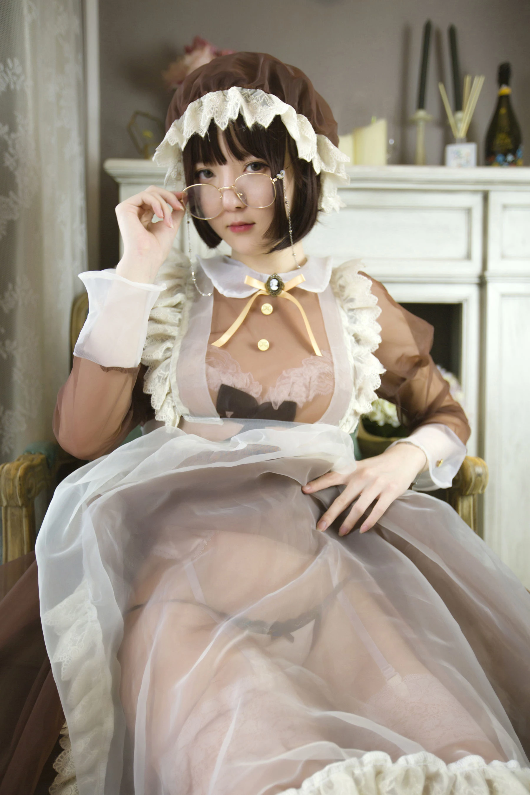 [模特]林佳怡美圖圖集精選：林佳怡魅惑神韻於私房凸顯美胸曲線首發攝影 - 9