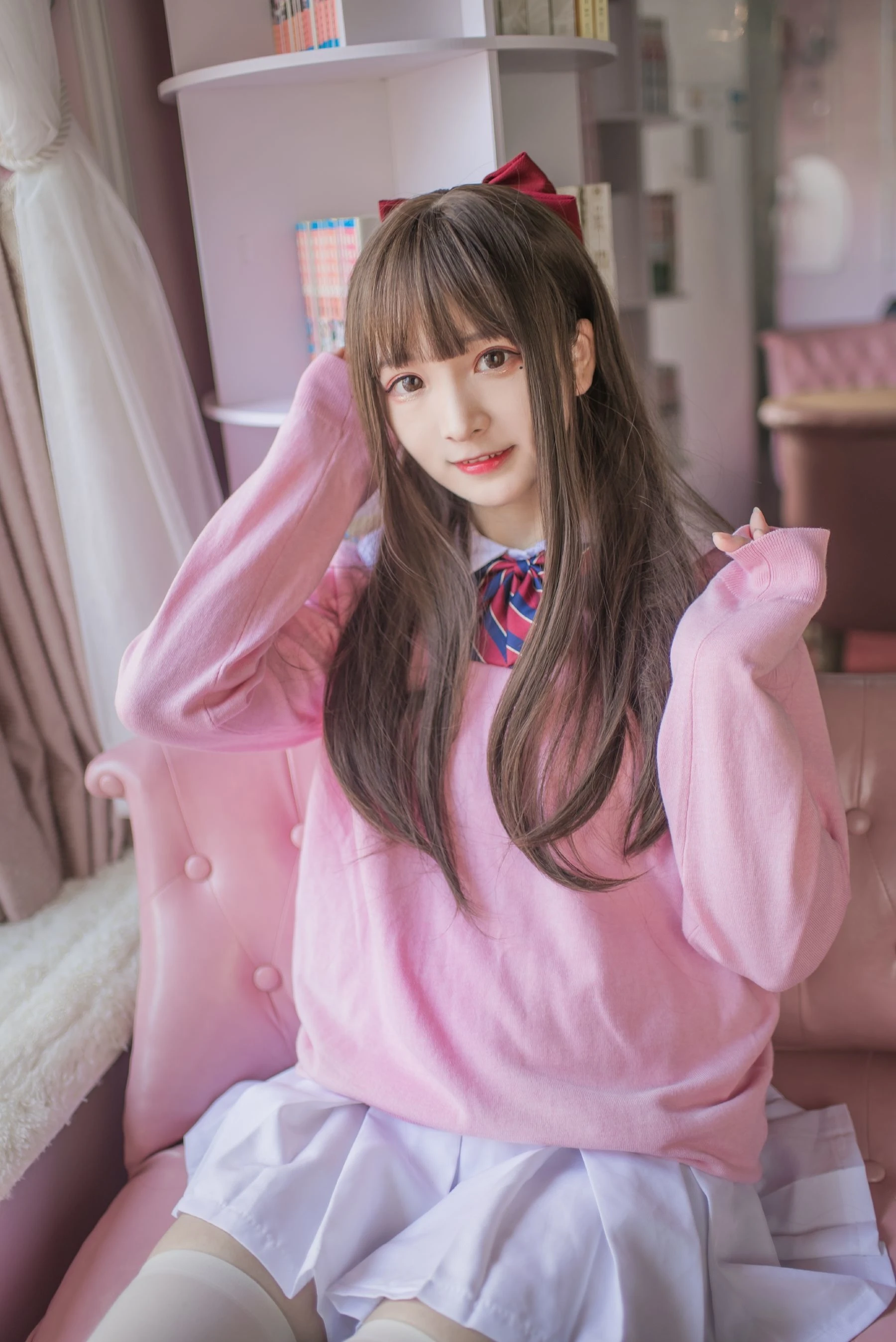 [Cosplay]徐思雨徐思雨時尚氣質圖集大賞：攝影棚首發圖集演繹美胸誘惑美學 - 2
