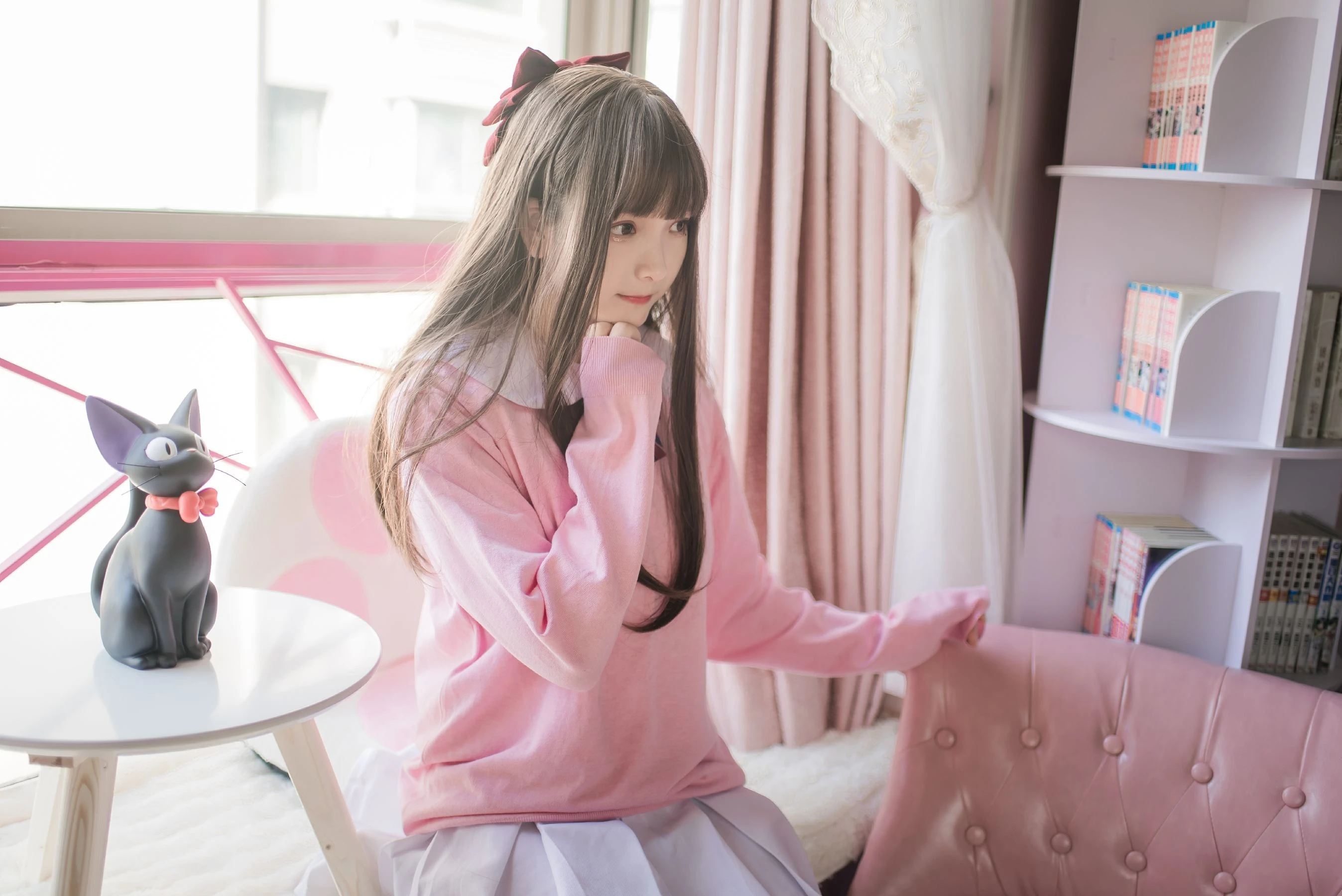 [Cosplay]徐思雨徐思雨時尚氣質圖集大賞：攝影棚首發圖集演繹美胸誘惑美學 - 4