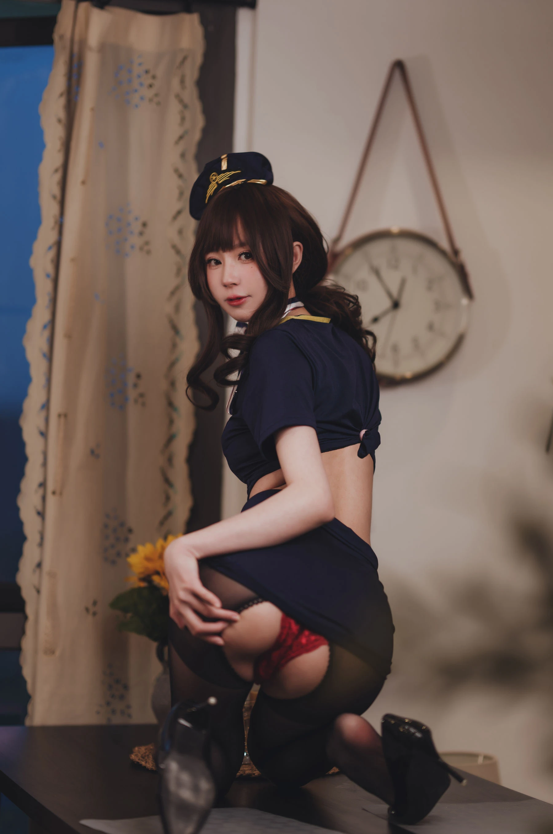 [美女]彭雨桐室內珍藏攝影珍藏：彭雨桐甜美演繹蜂腰完美神韻詮釋寫真藝術 - 23