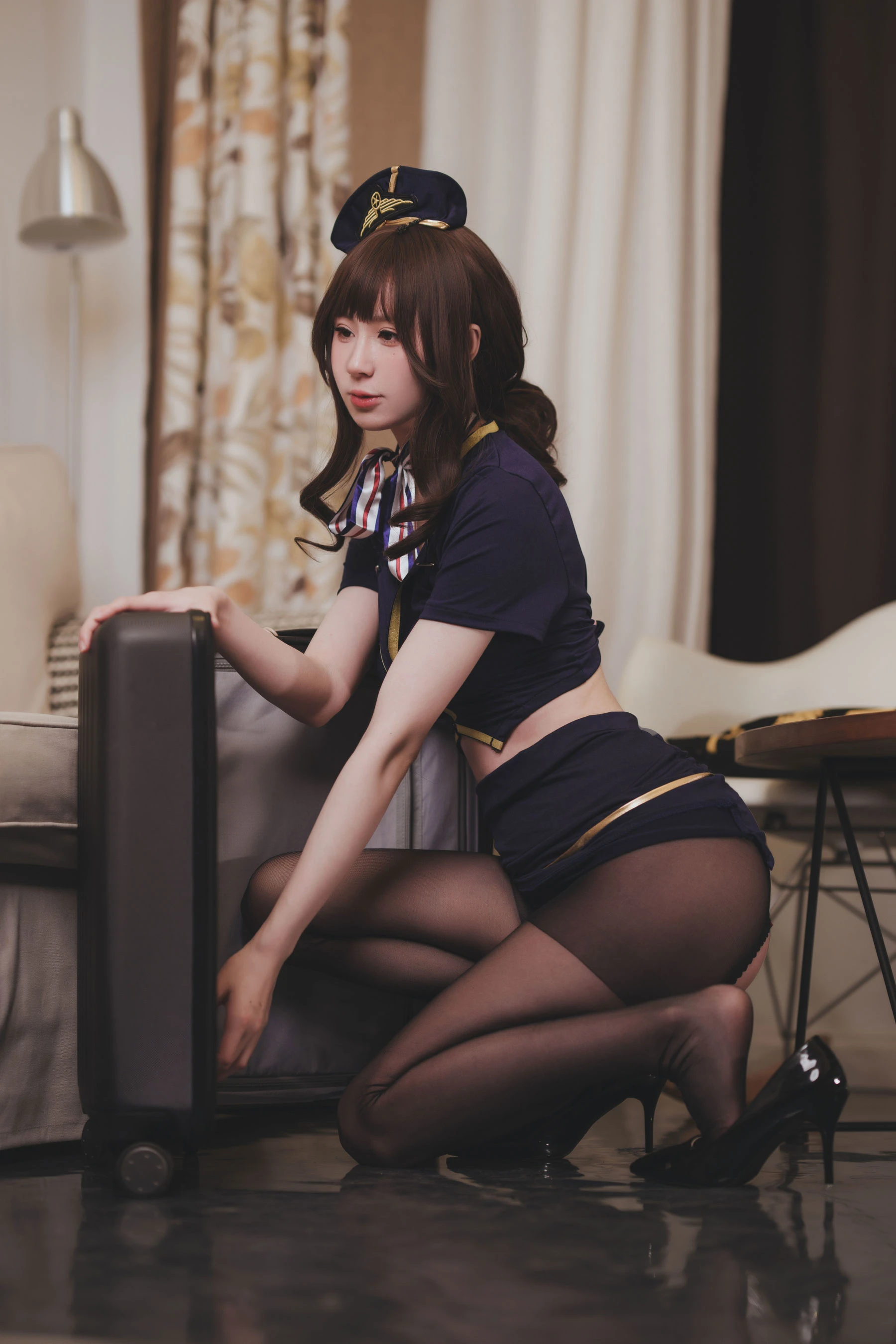 [美女]彭雨桐室內珍藏攝影珍藏：彭雨桐甜美演繹蜂腰完美神韻詮釋寫真藝術 - 26
