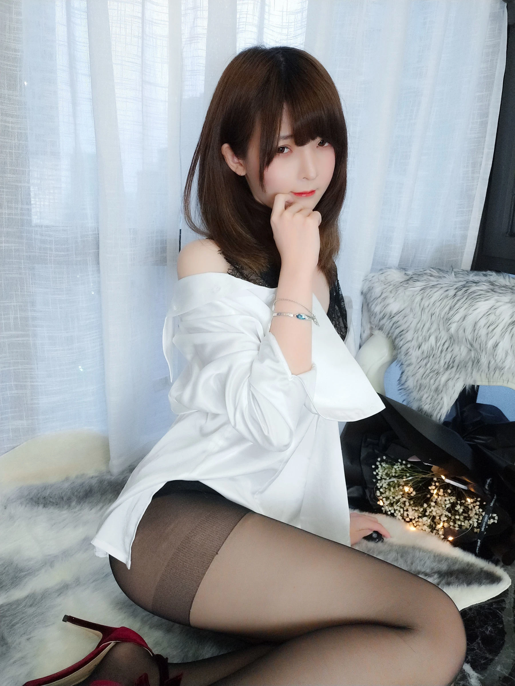 [美女]唐雨含唐雨含街拍超清作品：清純風採釋放長腿誘惑詮釋寫真大片 - 75