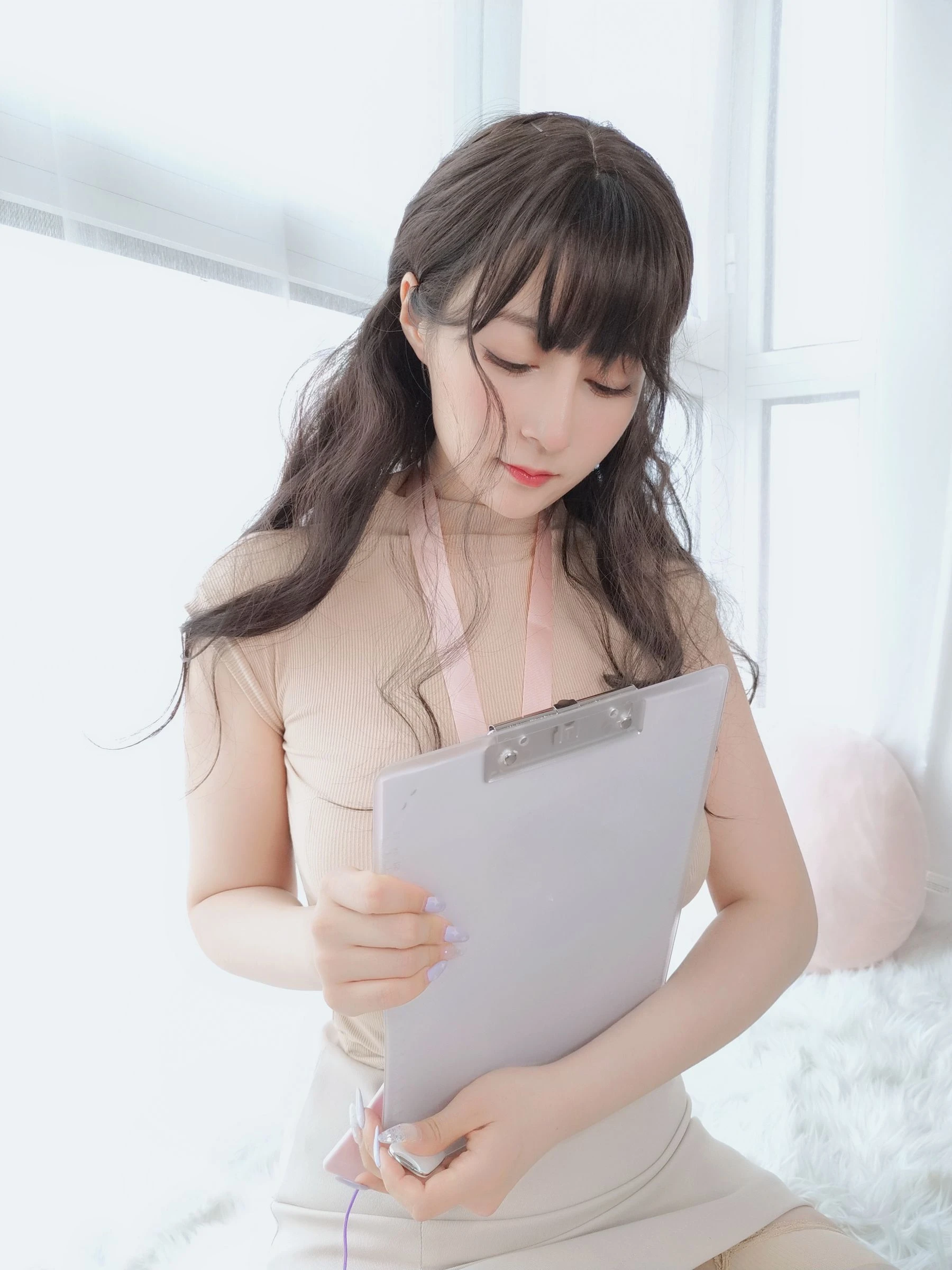 [甜心]陳曉麗陳曉麗清純韻味寫真大賞：私房大圖寫真演繹蜂腰誘惑美學 - 14