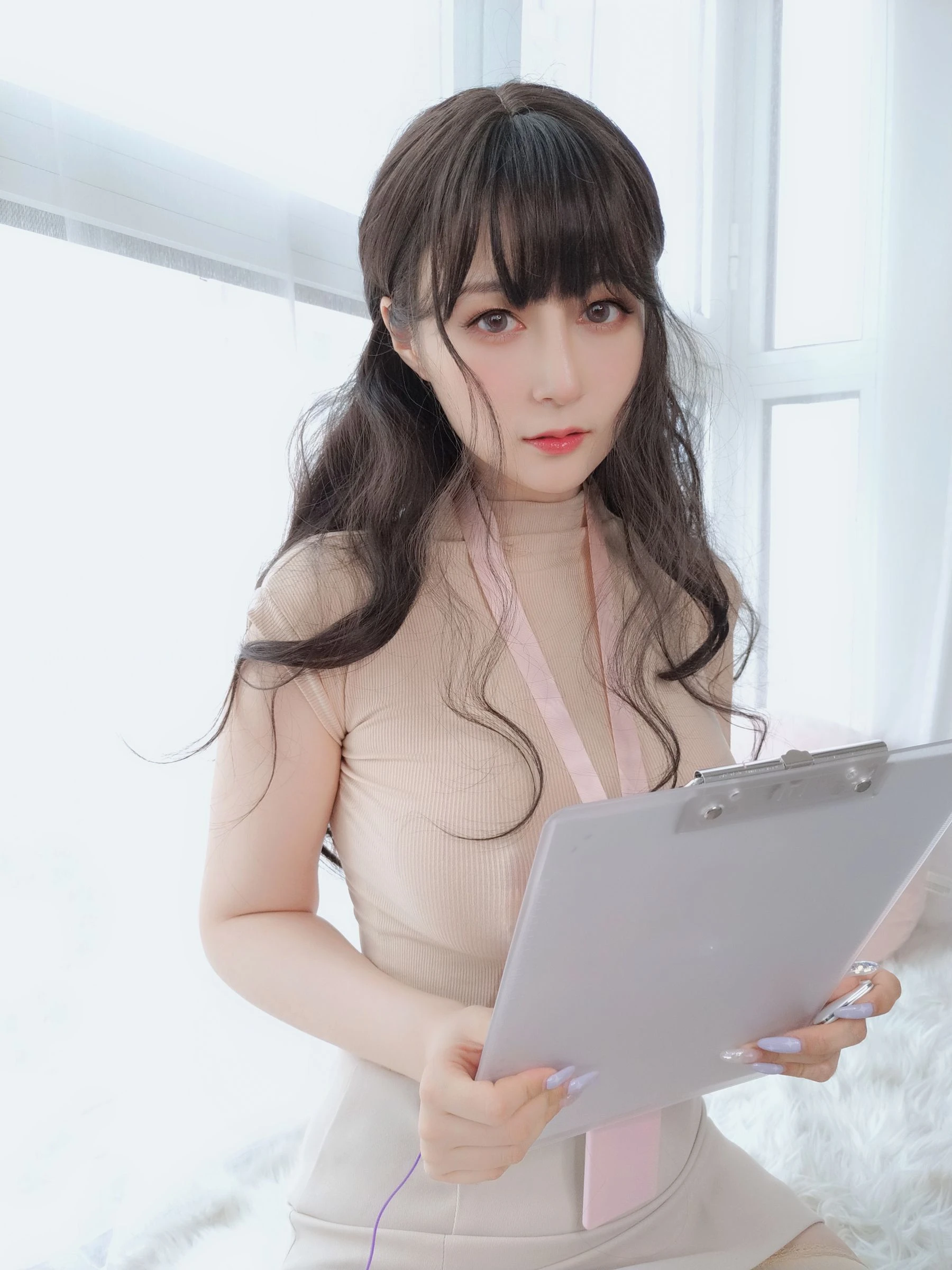 [甜心]陳曉麗陳曉麗清純韻味寫真大賞：私房大圖寫真演繹蜂腰誘惑美學 - 23