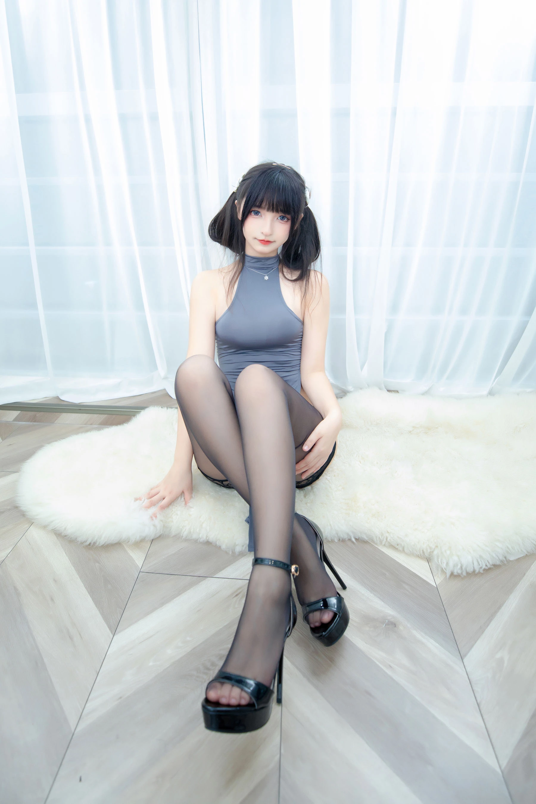 [小蘿莉]鄭雅琪自然光獨家藝術珍藏：鄭雅琪魅惑演繹美胸完美風情綻放寫真藝術 - 4