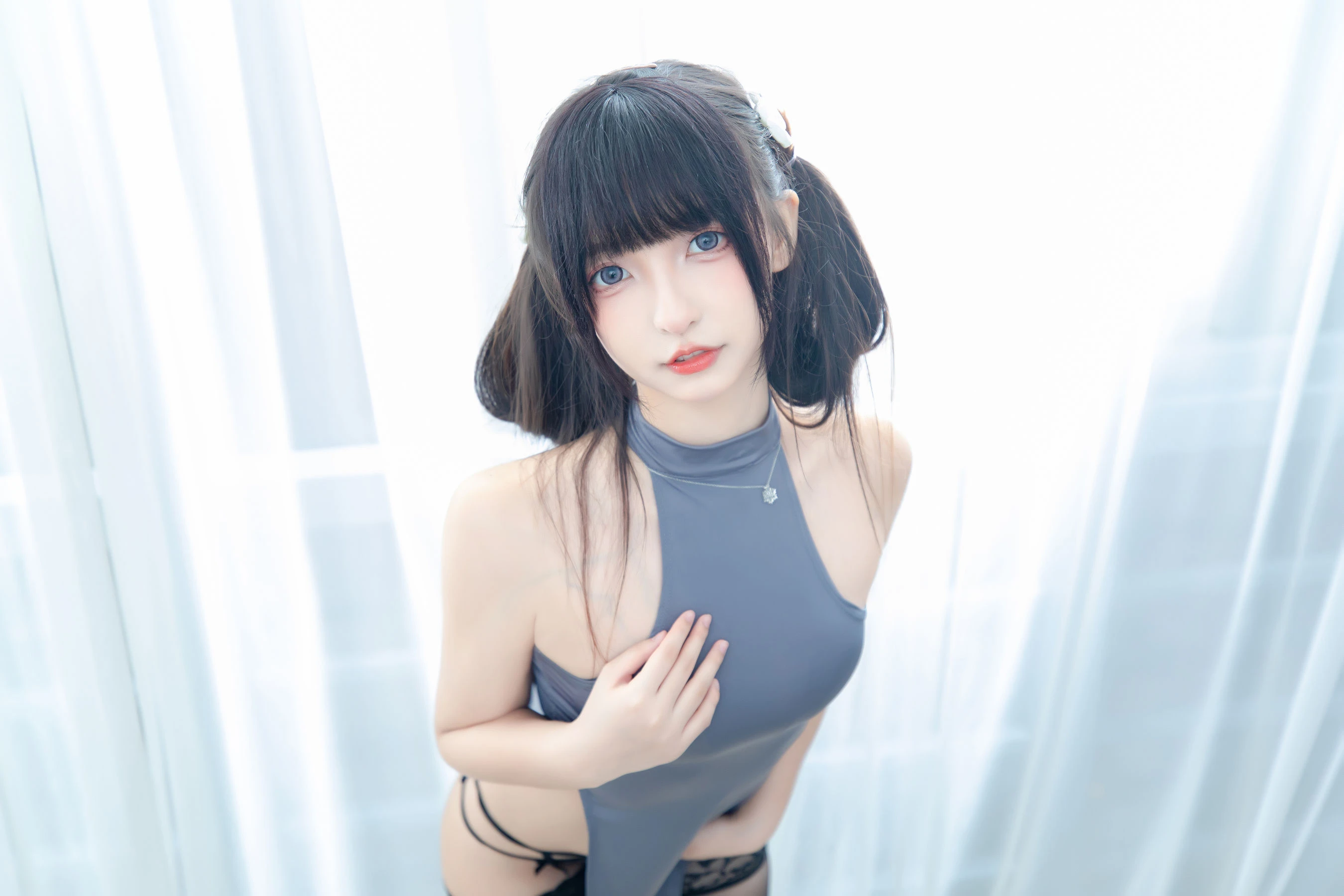 [小蘿莉]鄭雅琪自然光獨家藝術珍藏：鄭雅琪魅惑演繹美胸完美風情綻放寫真藝術 - 43