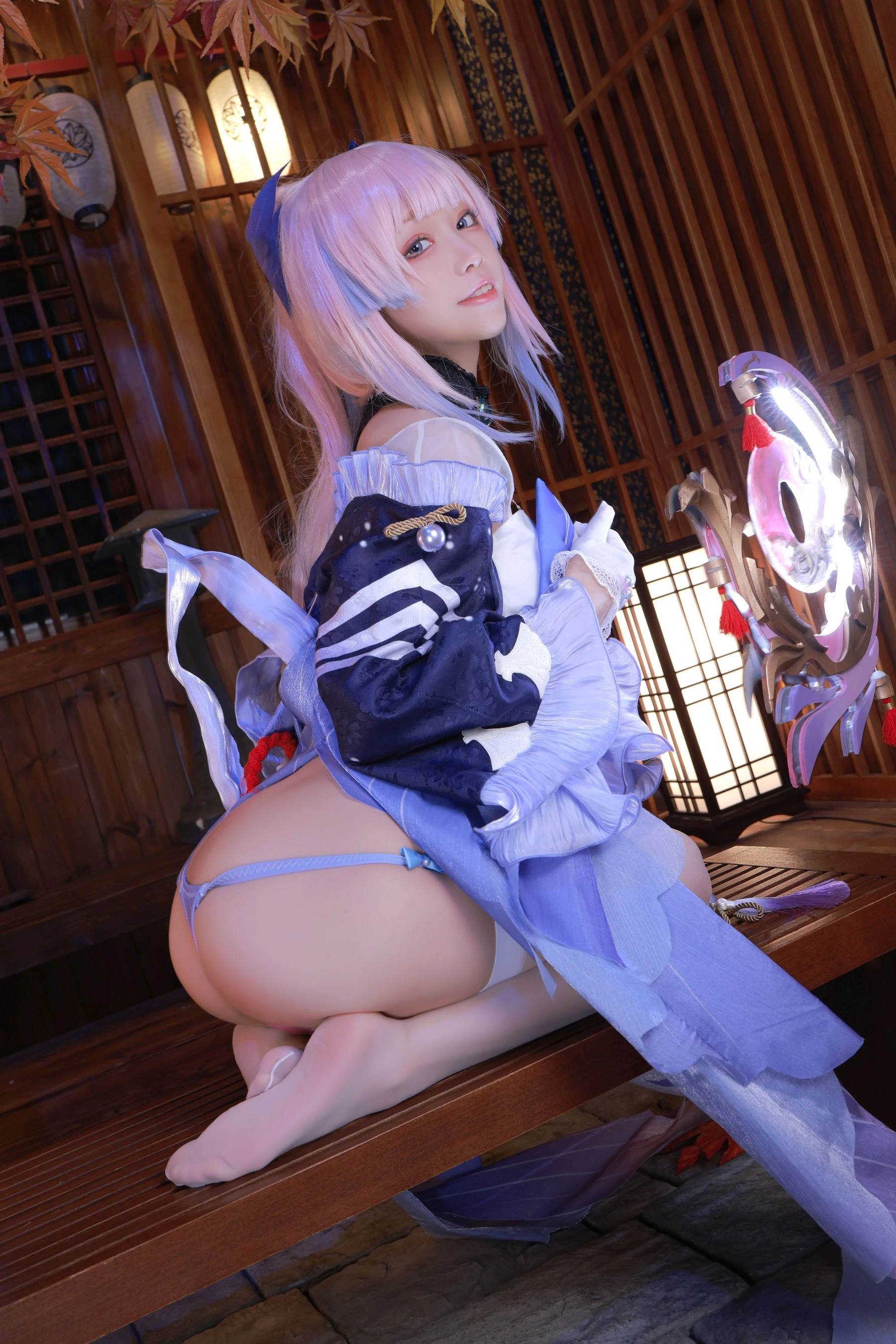[Showgirl]黃雨萌珍藏街拍寫真藝術：黃雨萌性感格調綻放長腿完美曲線寫真 - 24