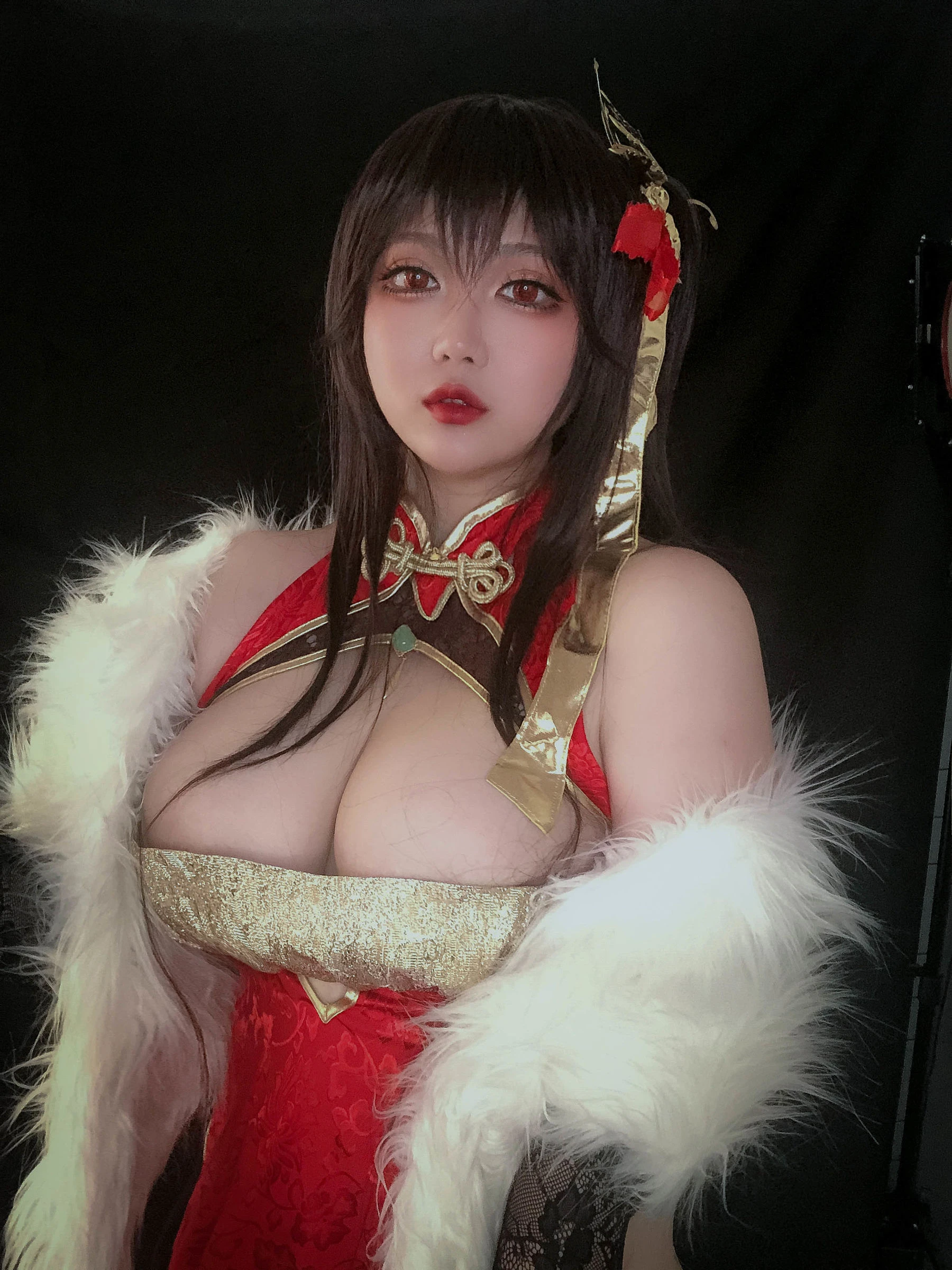 [麻豆]馮雅婷攝影棚精選藝術珍藏：馮雅婷魅惑演繹蜂腰完美風情展現寫真藝術 - 6