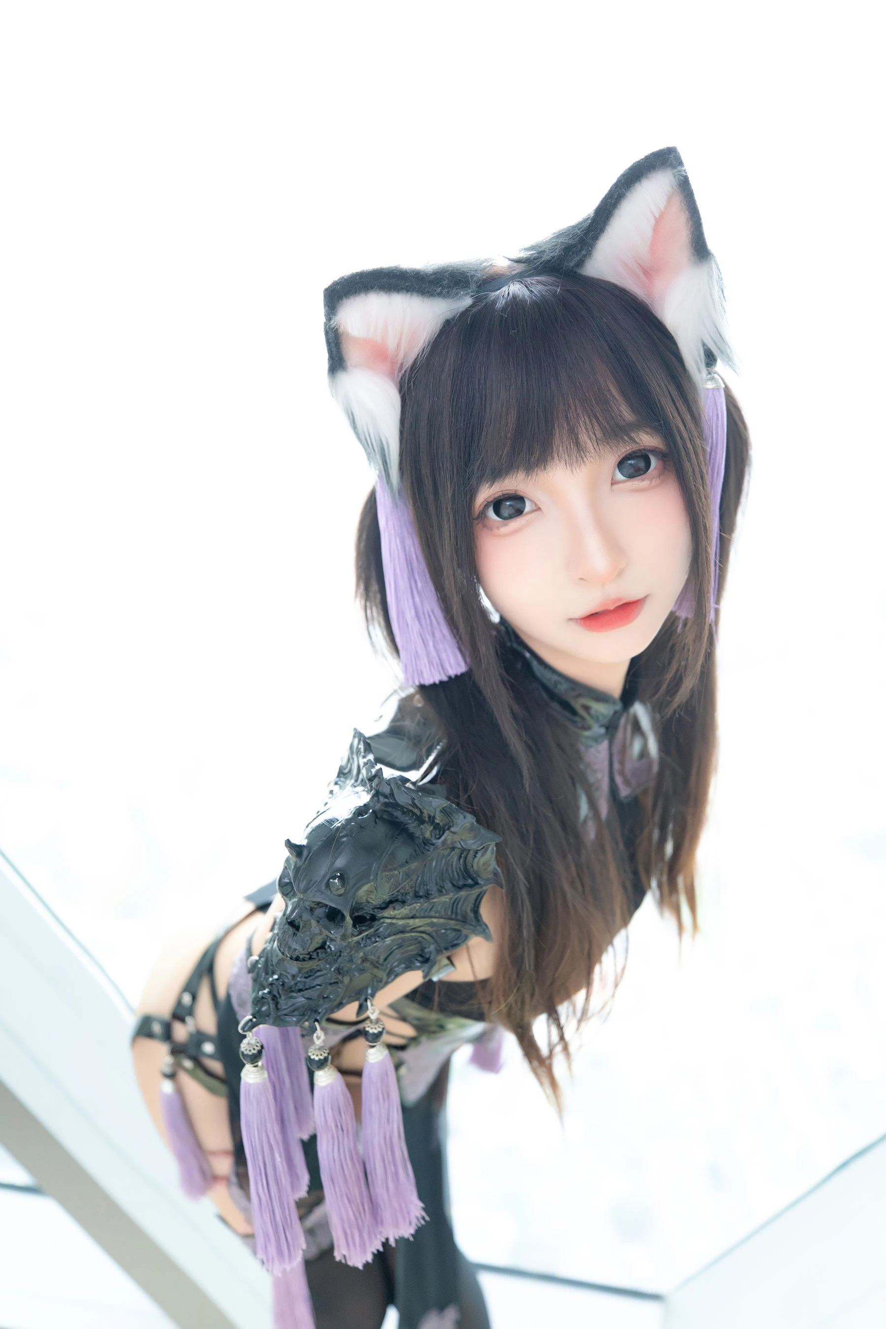[美女]高雨萌高雨萌清純風採美圖大賞：攝影棚大圖美圖演繹翹臀誘惑美學 - 6