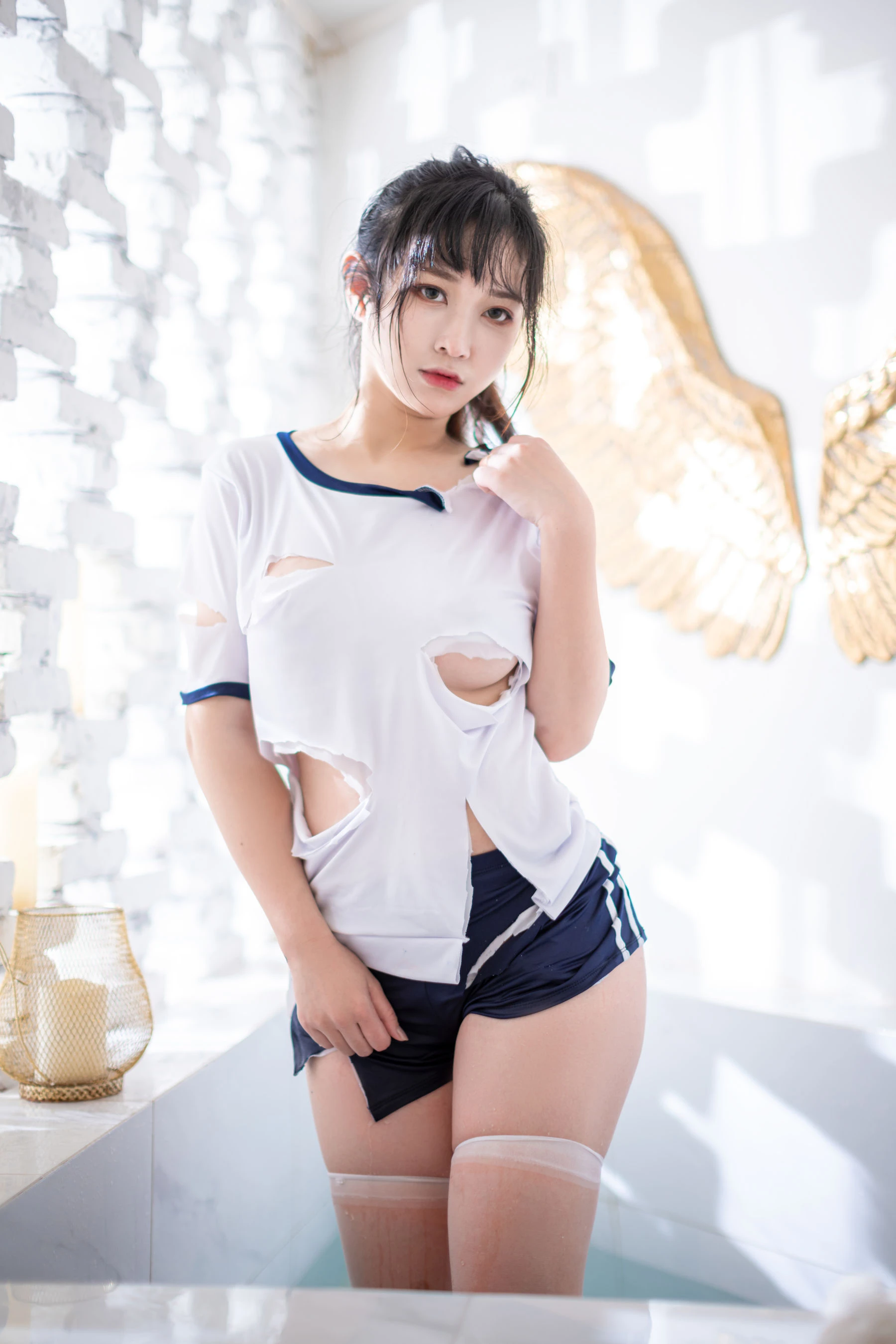 [美模]陳詩涵陳詩涵戶外高清圖集：清純格調釋放曲線誘惑詮釋寫真大片 - 41