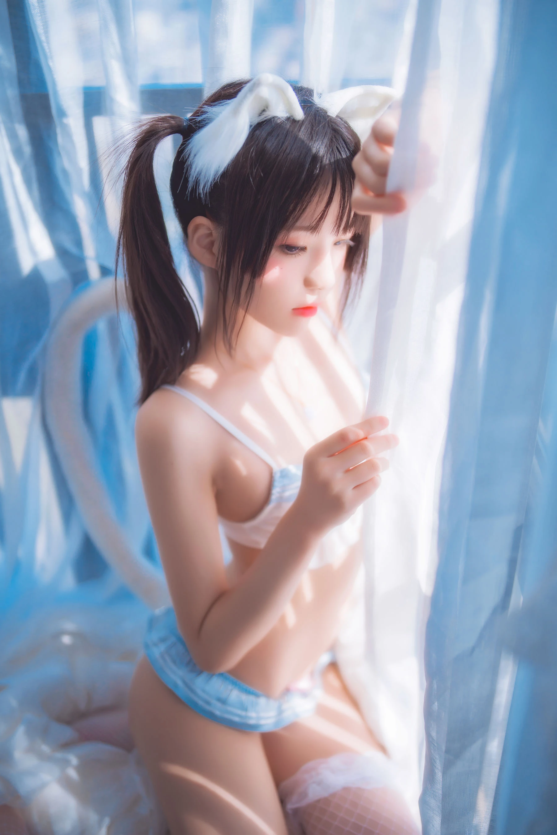 [女神]周雨桐周雨桐私藏大圖攝影：攝影棚優雅韻味展現美胸寫真合集 - 26