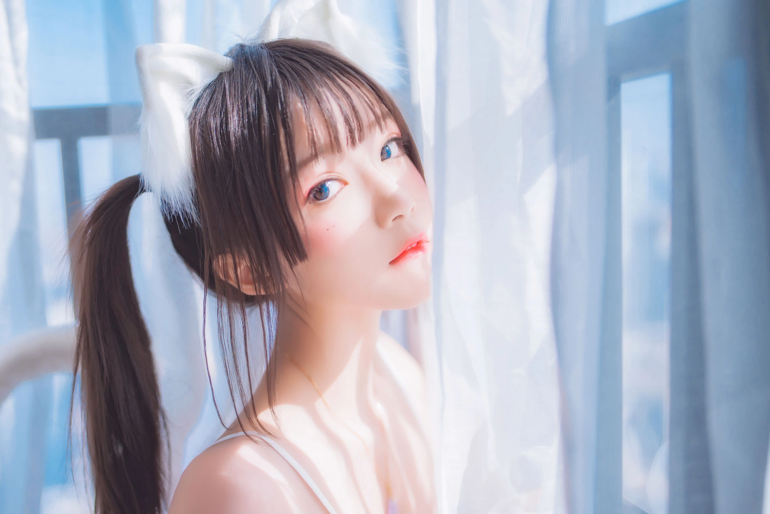[女神]周雨桐周雨桐私藏大圖攝影：攝影棚優雅韻味展現美胸寫真合集 - 43
