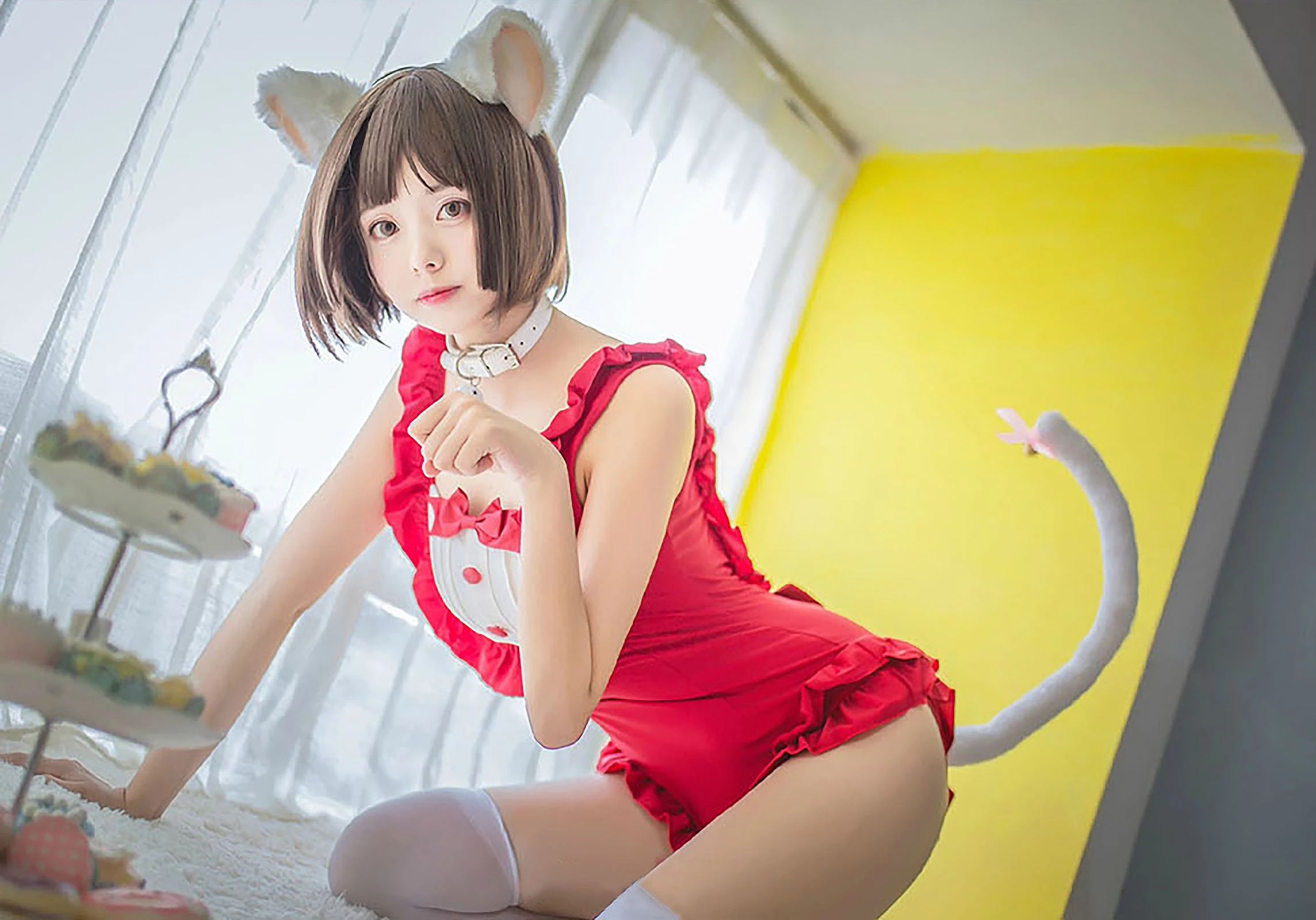 [御姐]陳梓涵大圖美圖作品：寫真館攝影甜美綻放陳梓涵翹臀曲線氣質綻放寫真集 - 6