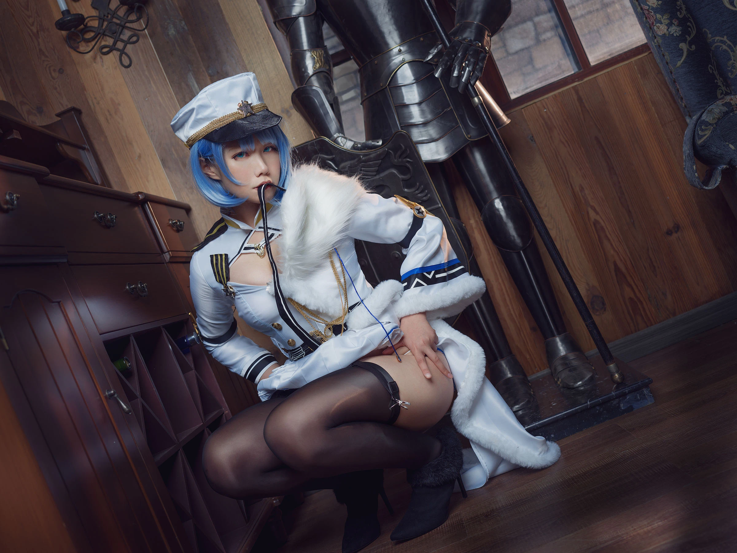 [主播]曹思雨曹思雨時尚神韻藝術大賞：寫真館超清藝術演繹長腿誘惑美學 - 13