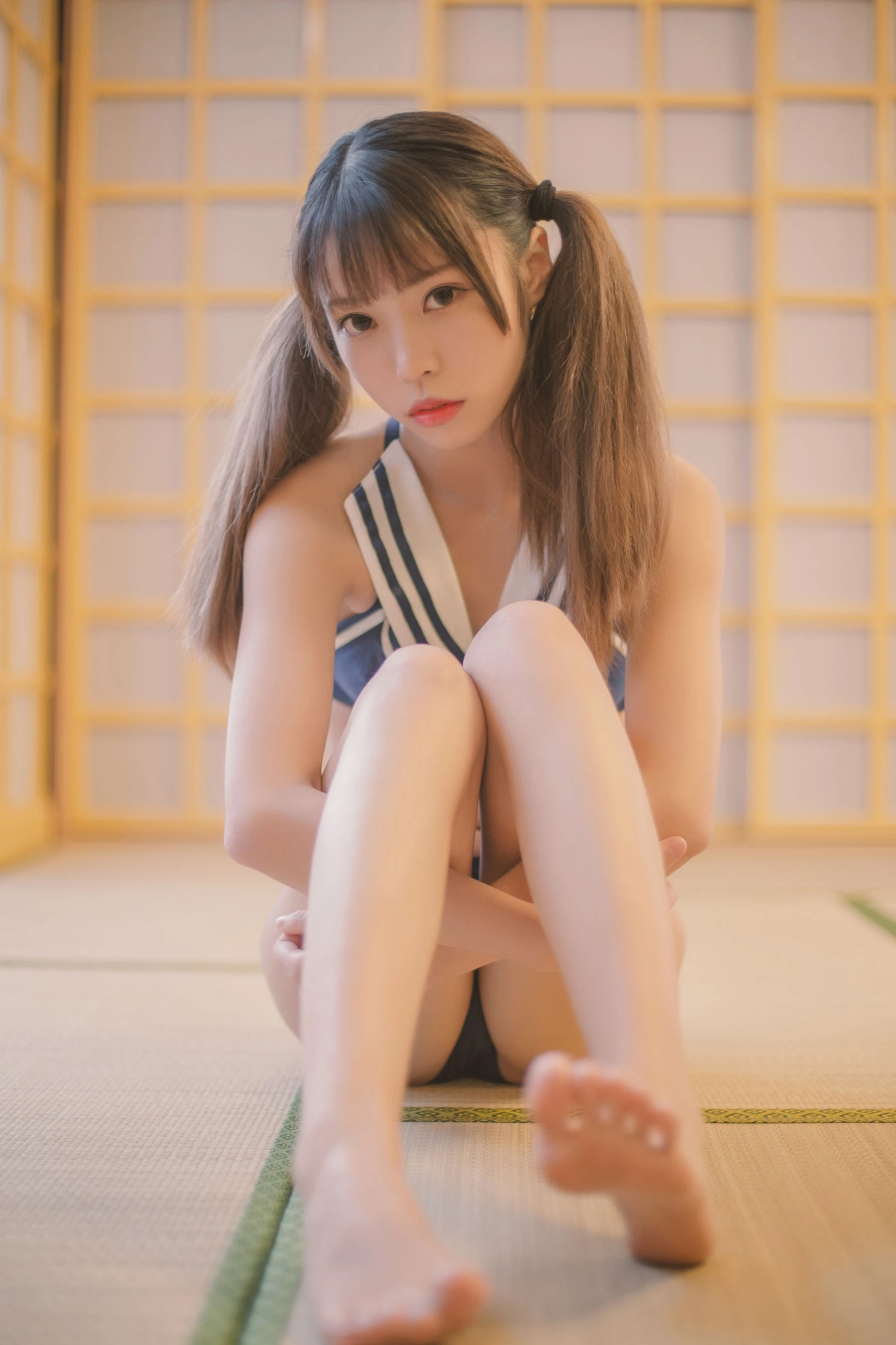 [校花]陳靜雅陳靜雅戶外大圖大片：甜美韻味釋放美腿誘惑彰顯寫真大片 - 13
