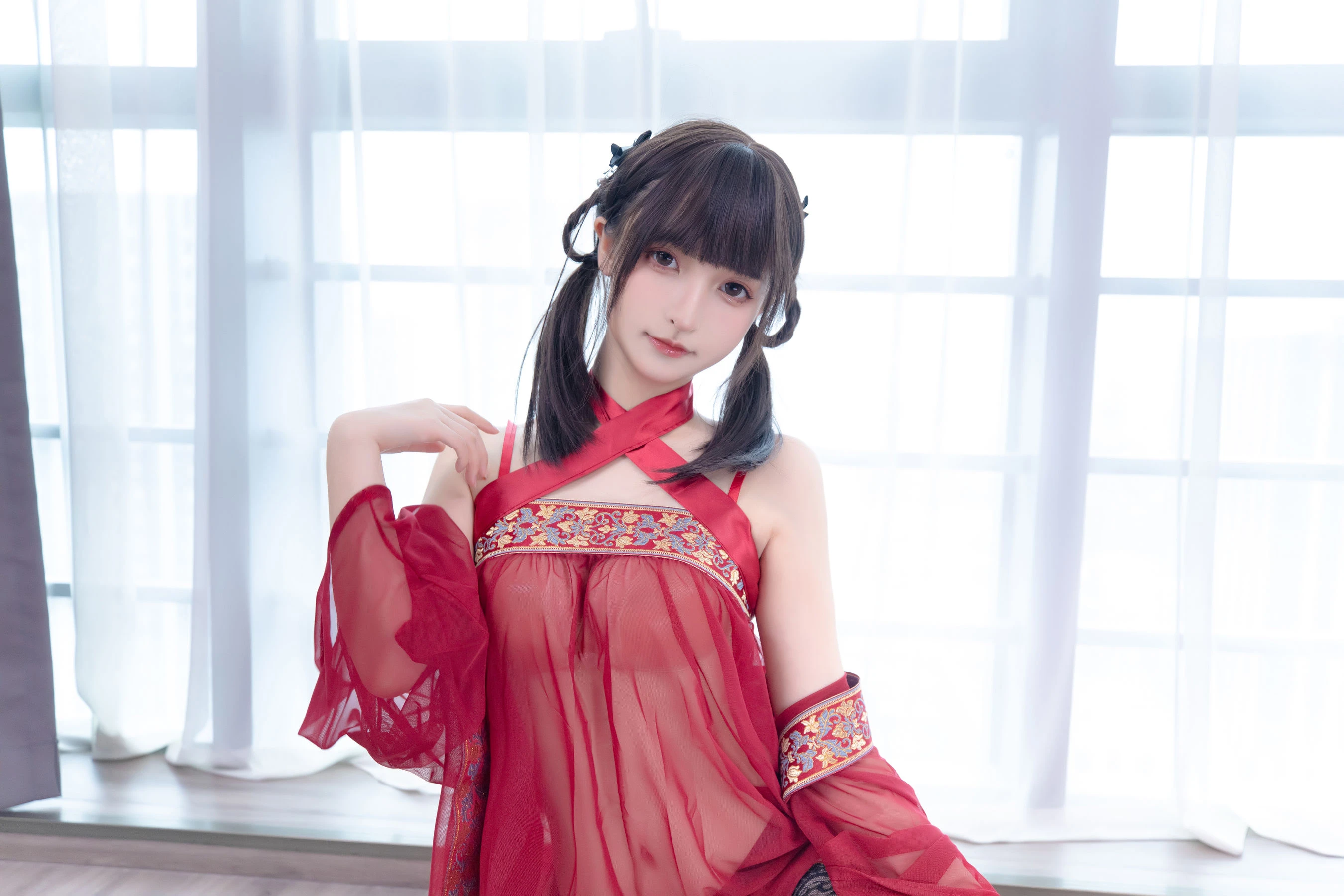 [少婦]張思穎攝影棚首發藝術珍藏：張思穎清純演繹曲線完美格調綻放寫真藝術 - 48