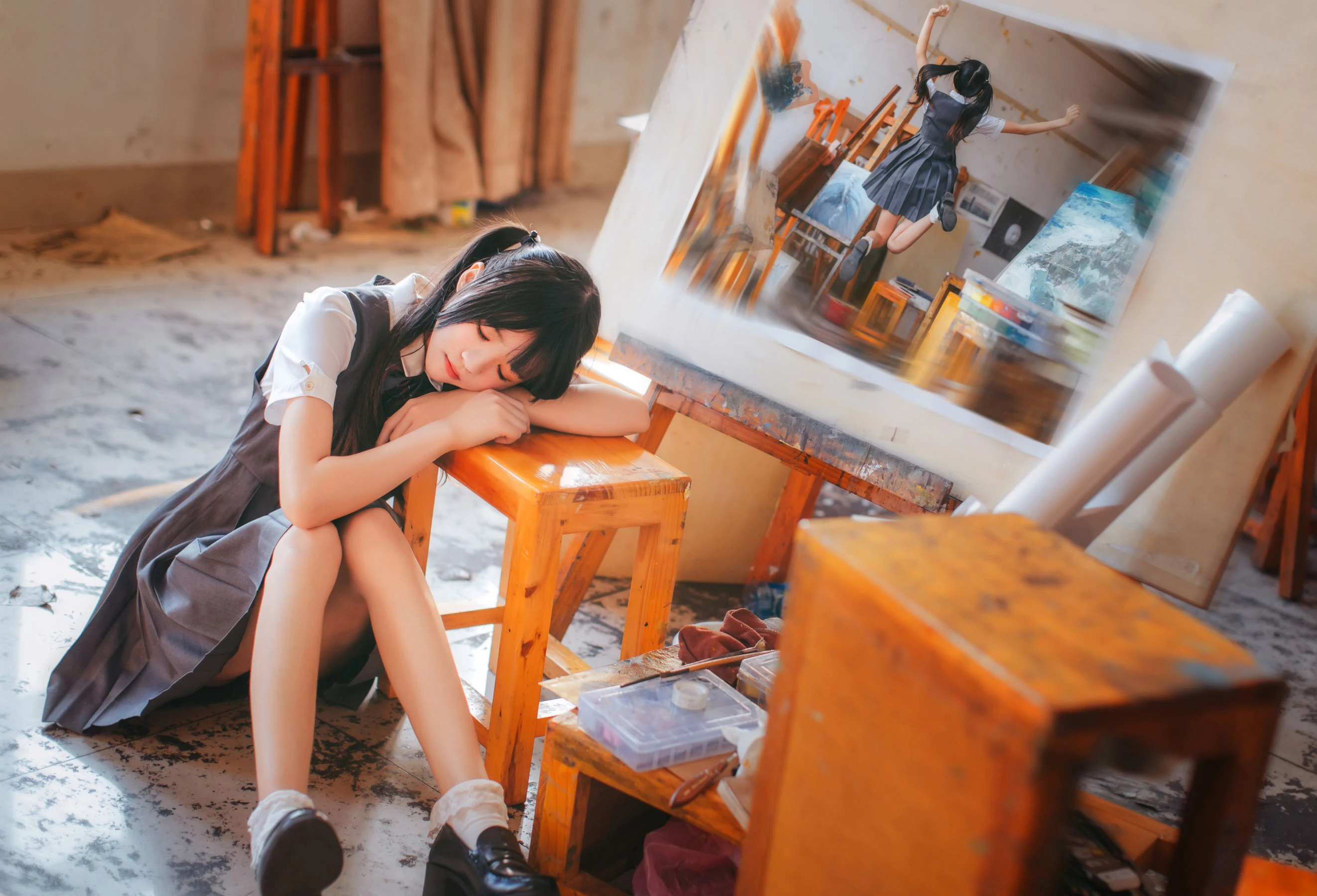 [仙女]彭詩怡彭詩怡性感格調作品大賞：戶外大圖作品演繹蜂腰誘惑美學 - 11
