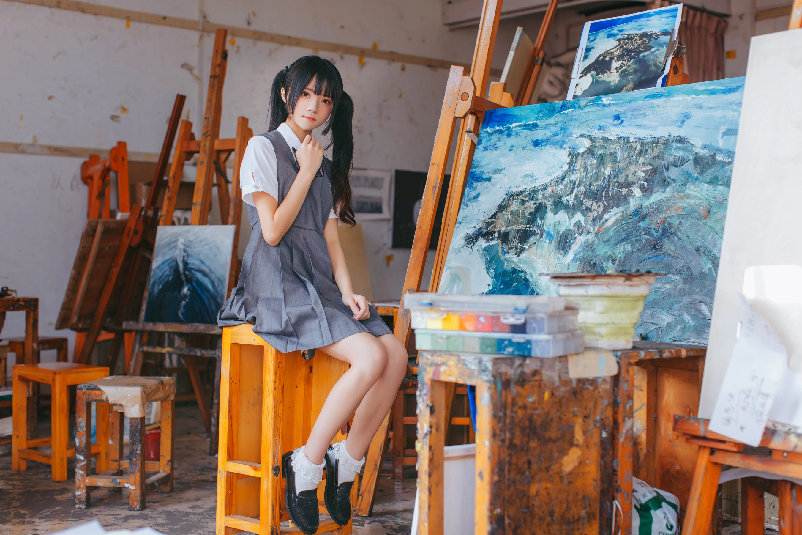 [仙女]彭詩怡彭詩怡性感格調作品大賞：戶外大圖作品演繹蜂腰誘惑美學 - 2
