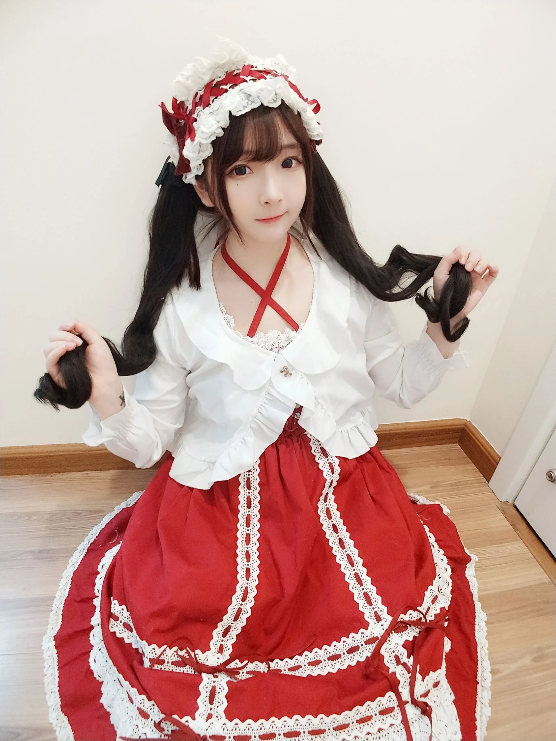 [網紅]唐曉雪超清攝影棚攝影藝術：唐曉雪清純神韻彰顯美腿完美曲線寫真 - 15