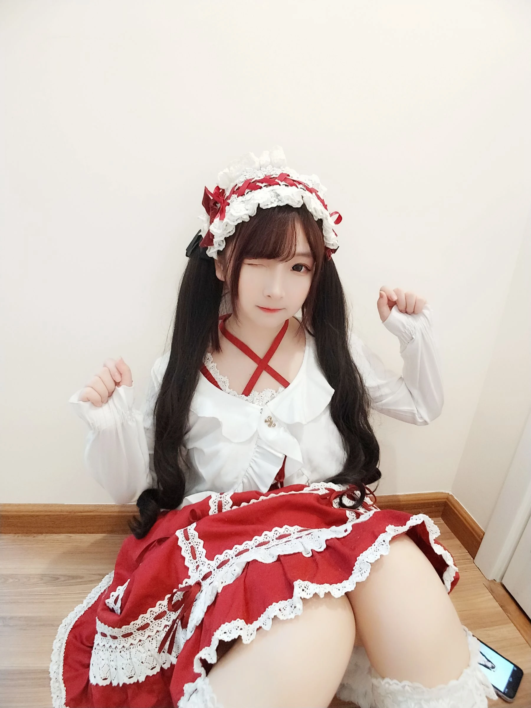[網紅]唐曉雪超清攝影棚攝影藝術：唐曉雪清純神韻彰顯美腿完美曲線寫真 - 16