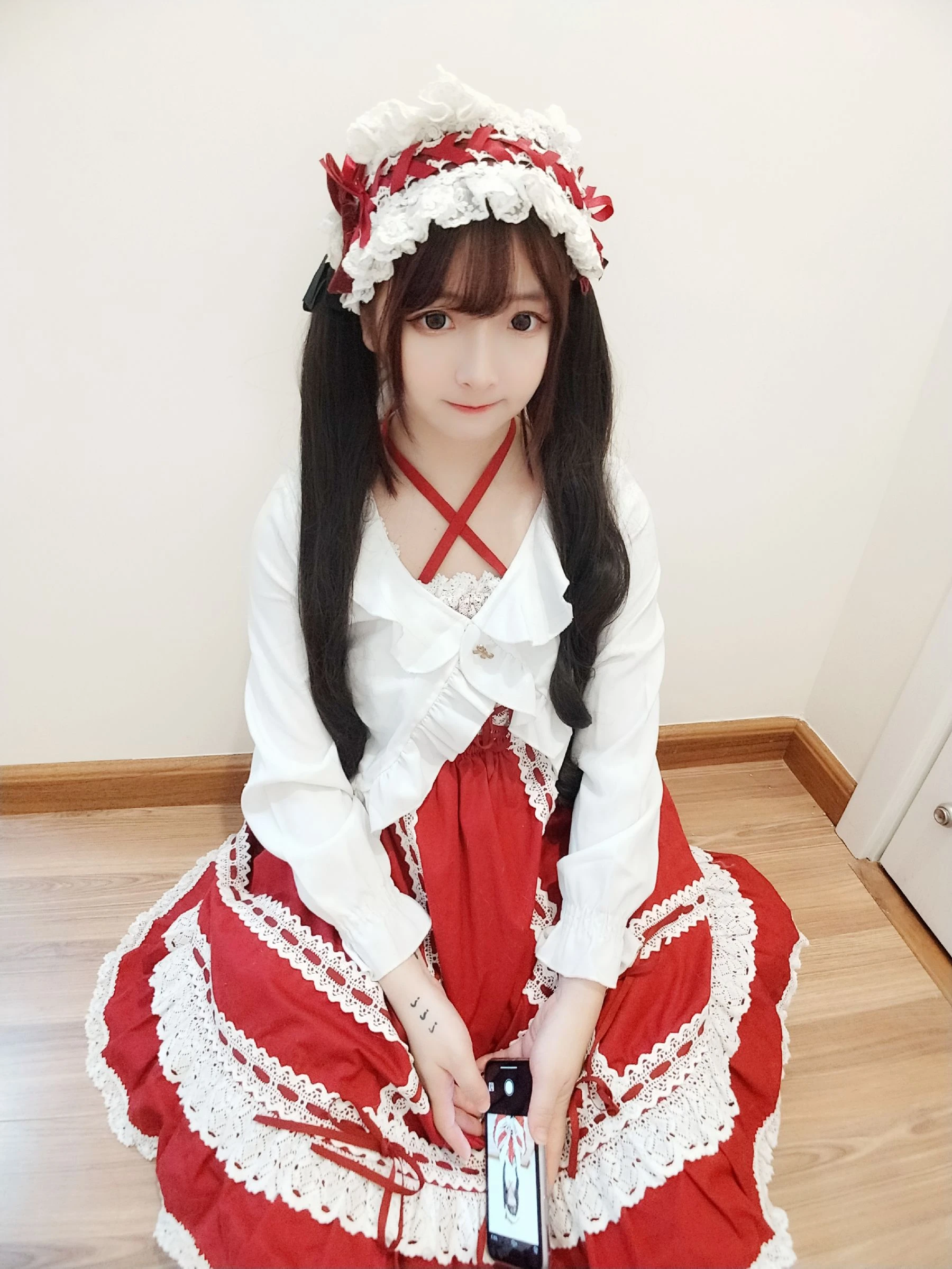[網紅]唐曉雪超清攝影棚攝影藝術：唐曉雪清純神韻彰顯美腿完美曲線寫真 - 20
