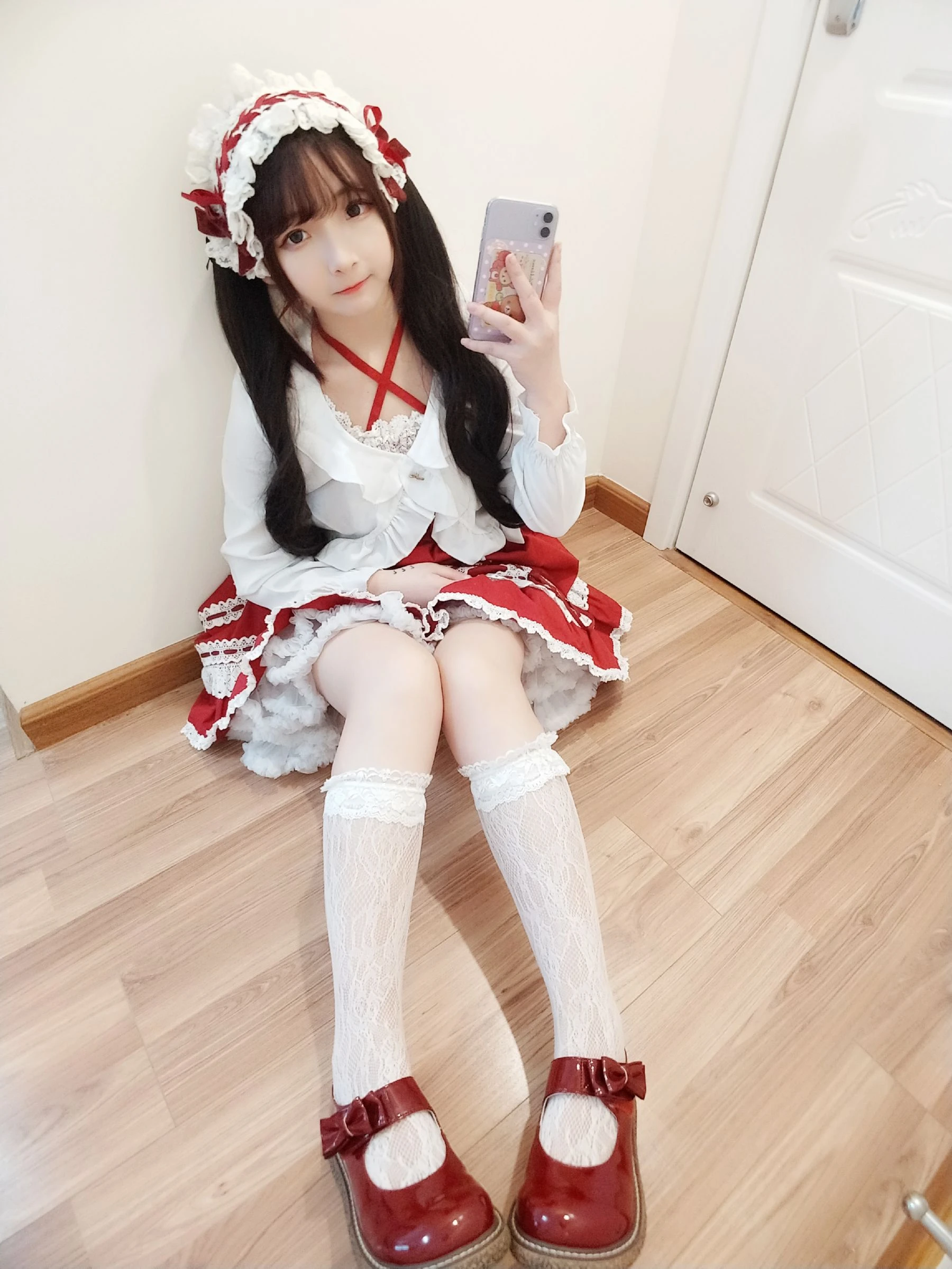 [網紅]唐曉雪超清攝影棚攝影藝術：唐曉雪清純神韻彰顯美腿完美曲線寫真 - 3