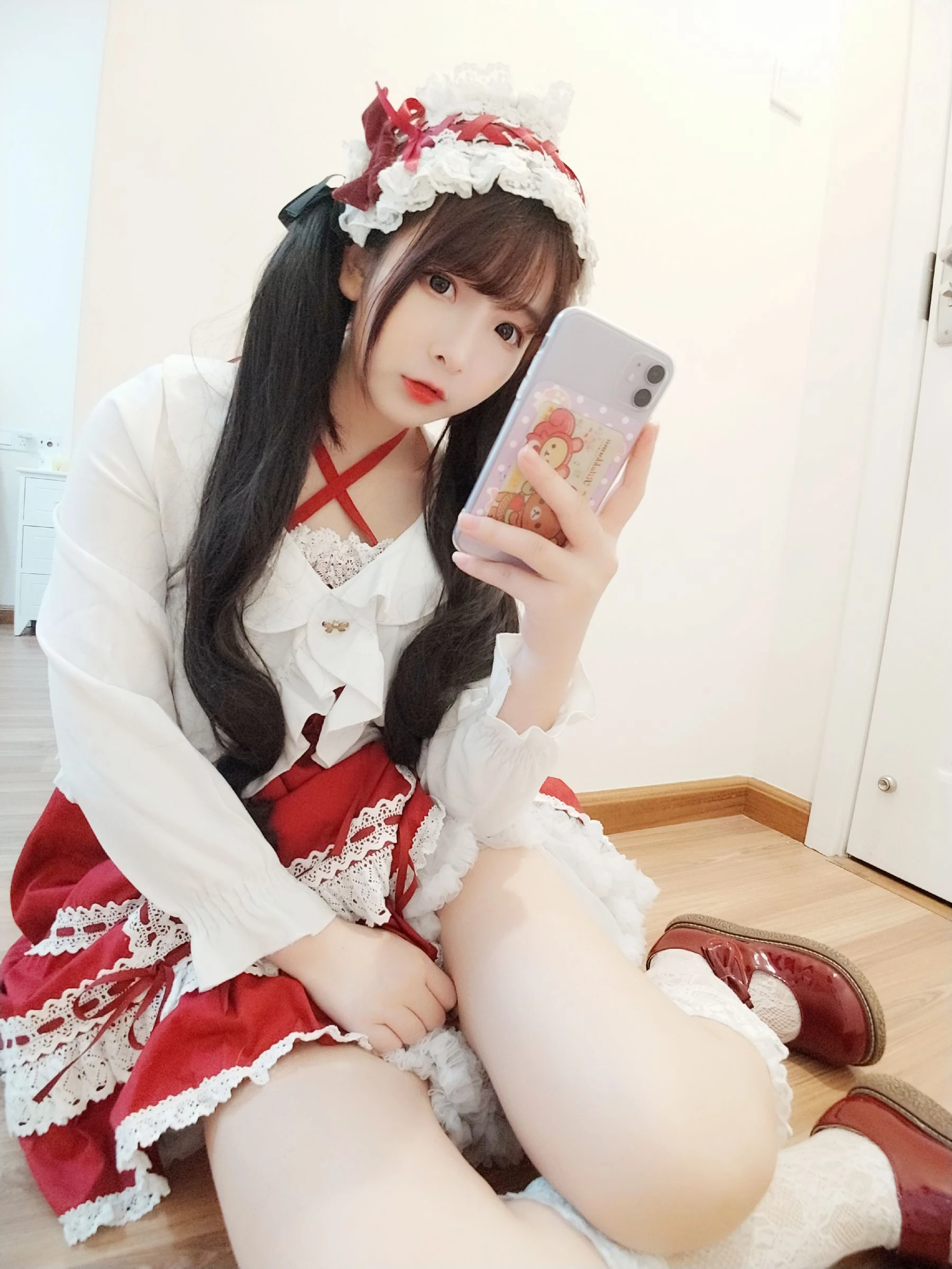 [網紅]唐曉雪超清攝影棚攝影藝術：唐曉雪清純神韻彰顯美腿完美曲線寫真 - 31
