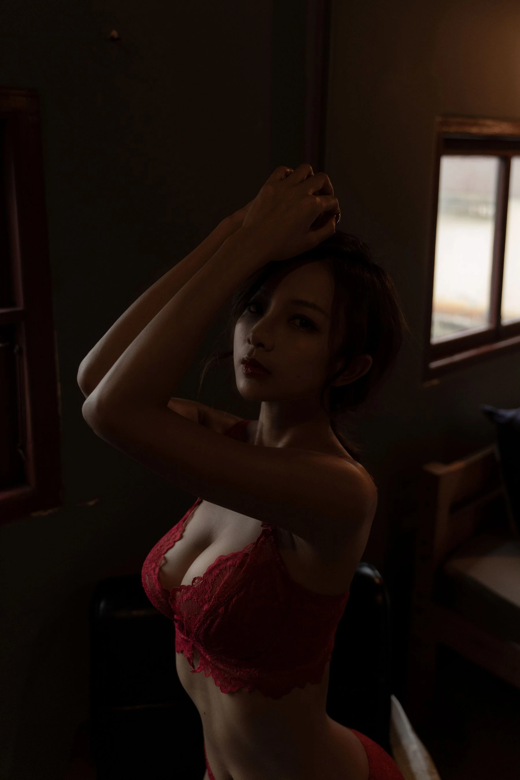 [Showgirl]鄧雨彤作品攝影大師作：鄧雨彤魅惑於攝影棚釋放長腿神韻精選演繹 - 21