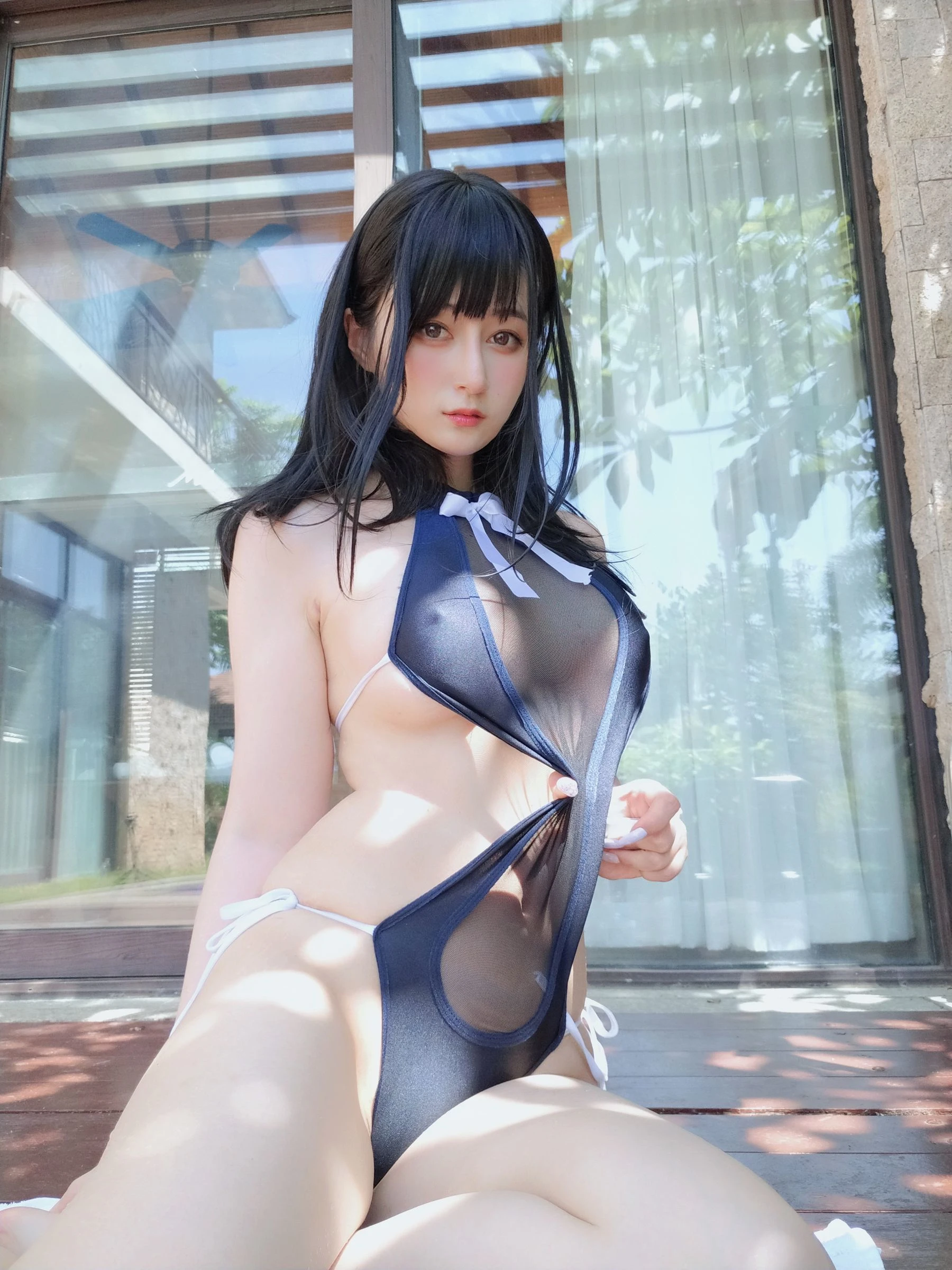 [主播]宋雨萱珍藏藝術作品：攝影棚攝影魅惑綻放宋雨萱翹臀曲線神韻綻放寫真集 - 25