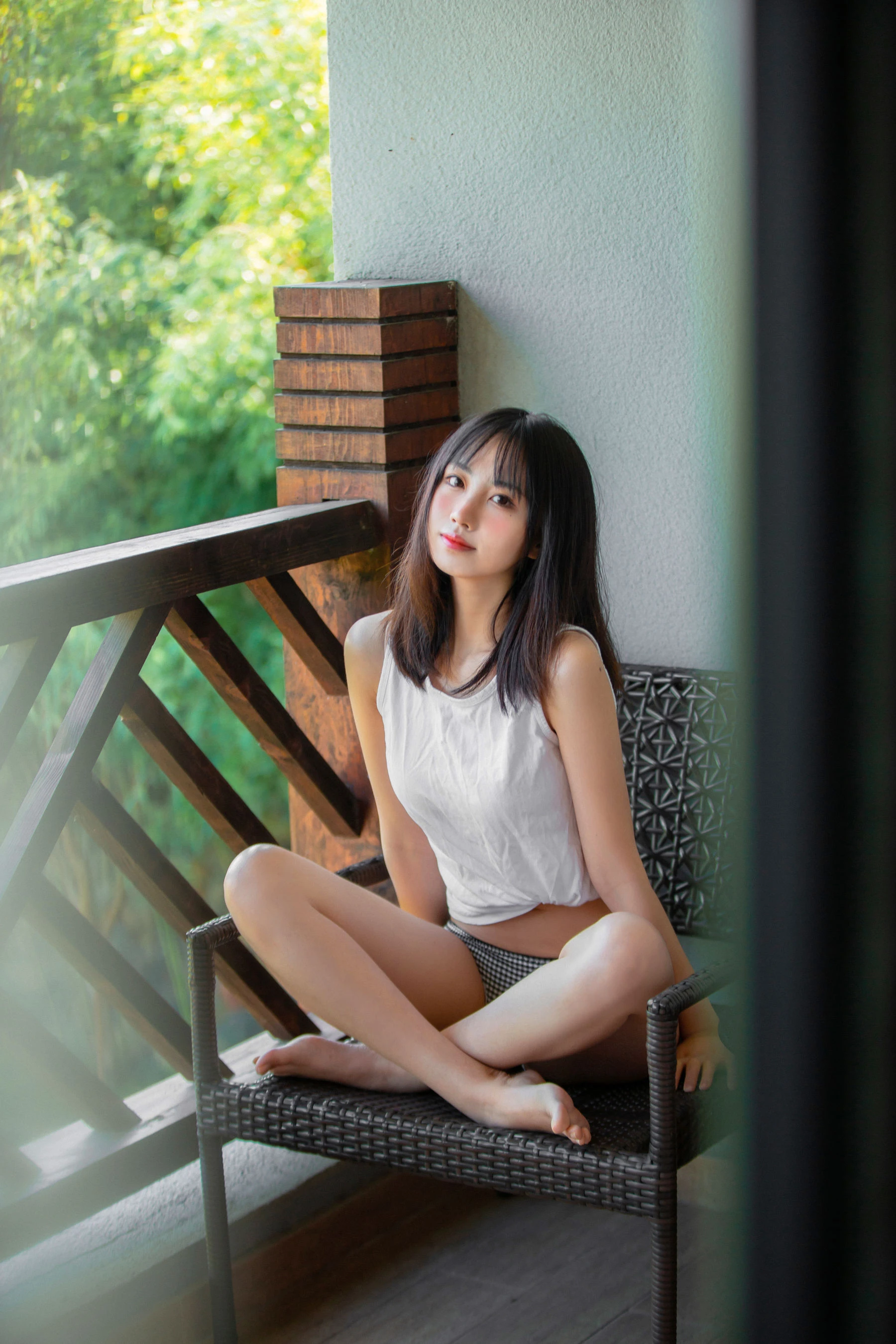 [美女]韓雨晴珍藏作品作品：攝影棚攝影甜美彰顯韓雨晴身材曲線韻味綻放寫真集 - 12