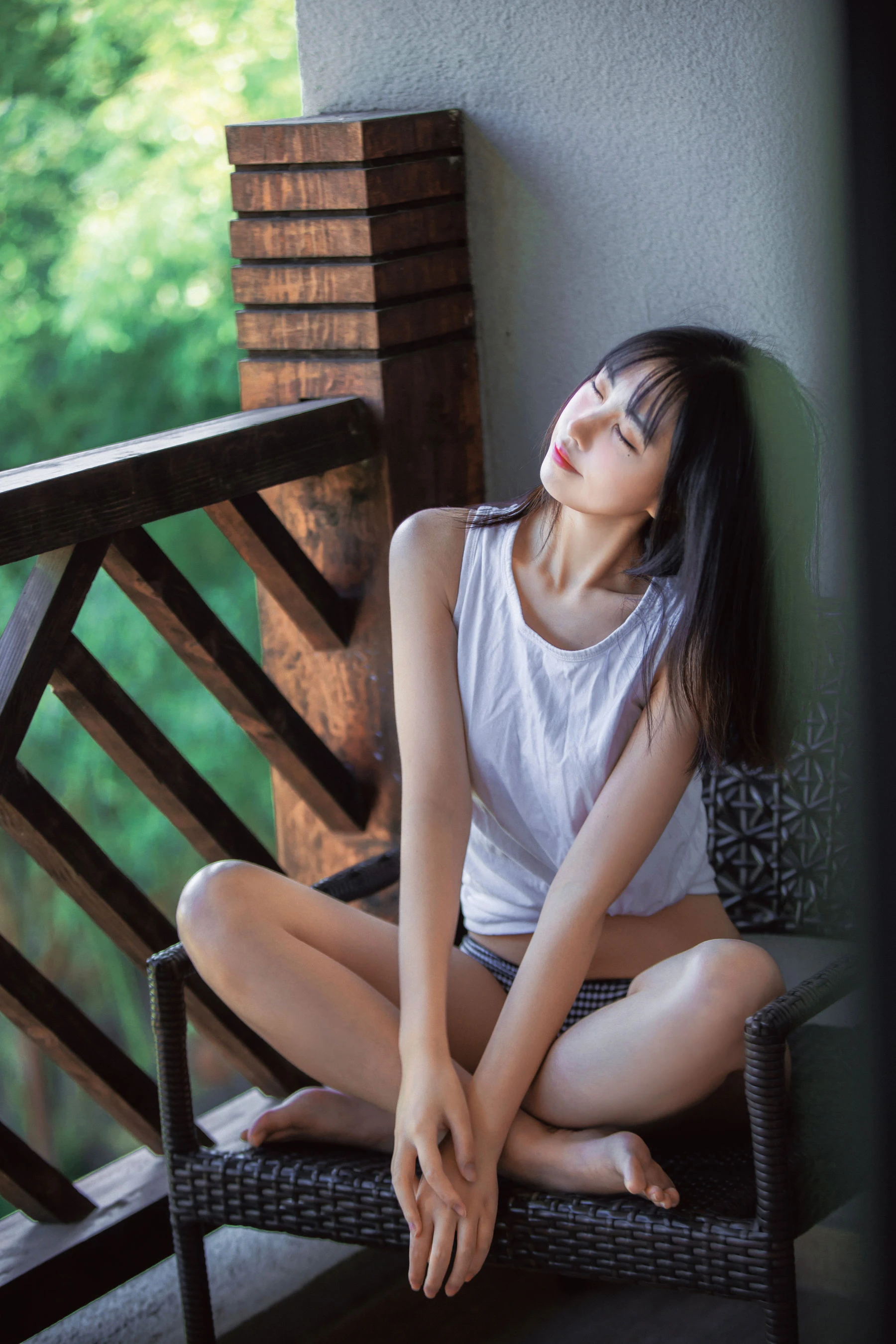 [美女]韓雨晴珍藏作品作品：攝影棚攝影甜美彰顯韓雨晴身材曲線韻味綻放寫真集 - 14